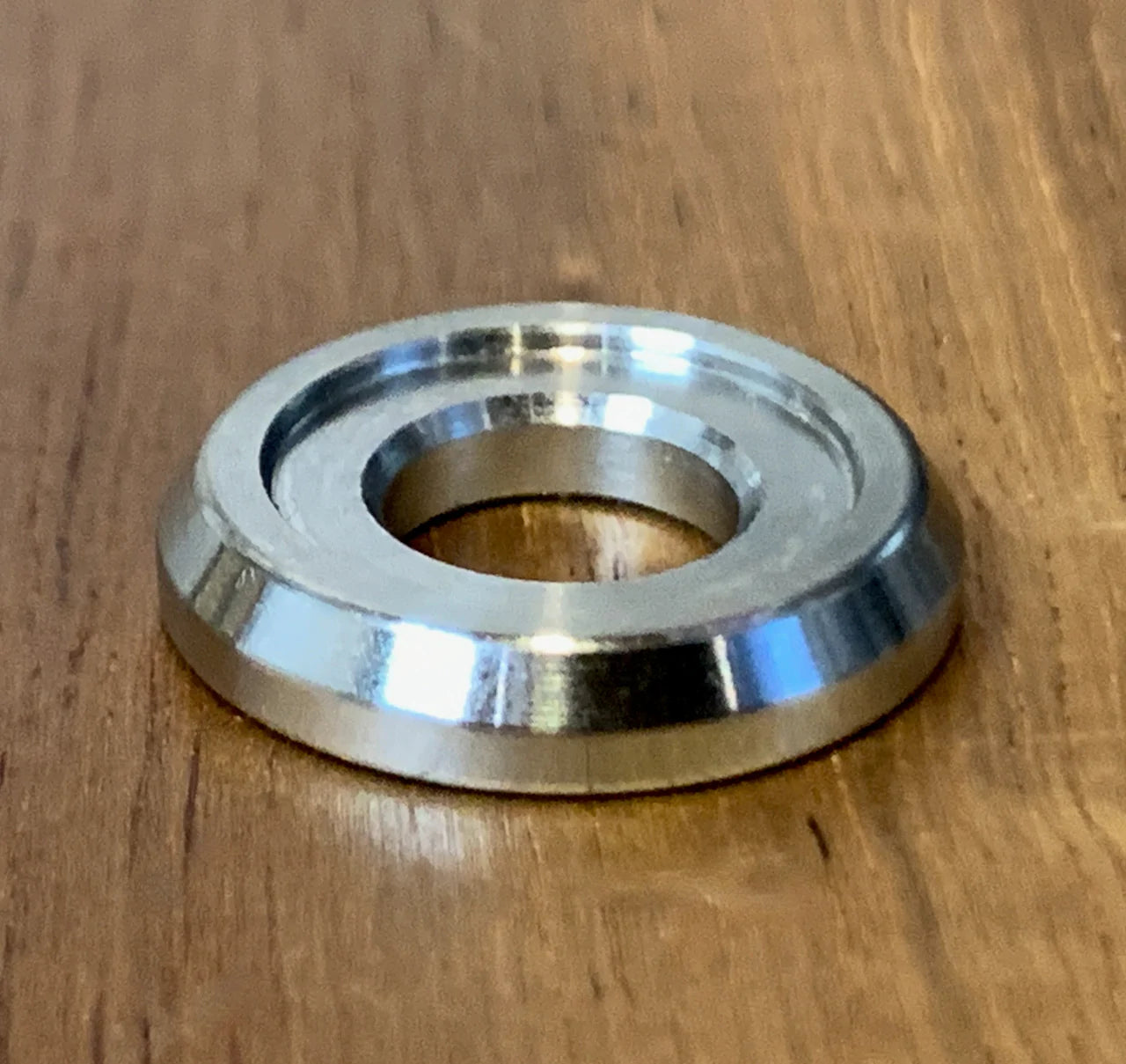 EXTSW BEVELED .383" ID x .990" OD x .158” Thick 316 Stainless Washer, Fits #613 ARP Bolts