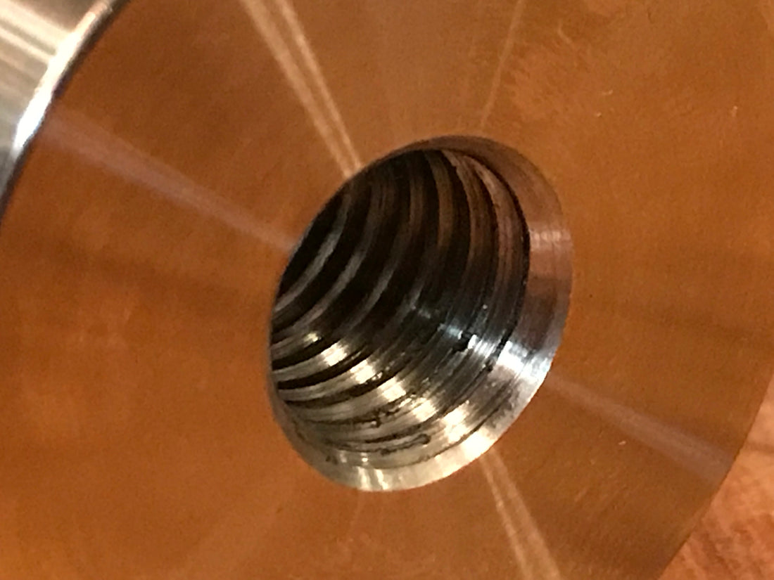 EXTSW 1/2-13 Tapped / Threaded ID x ( 1 1/2” / 1.490") OD x 15/16" Thick 304 Stainless Boss