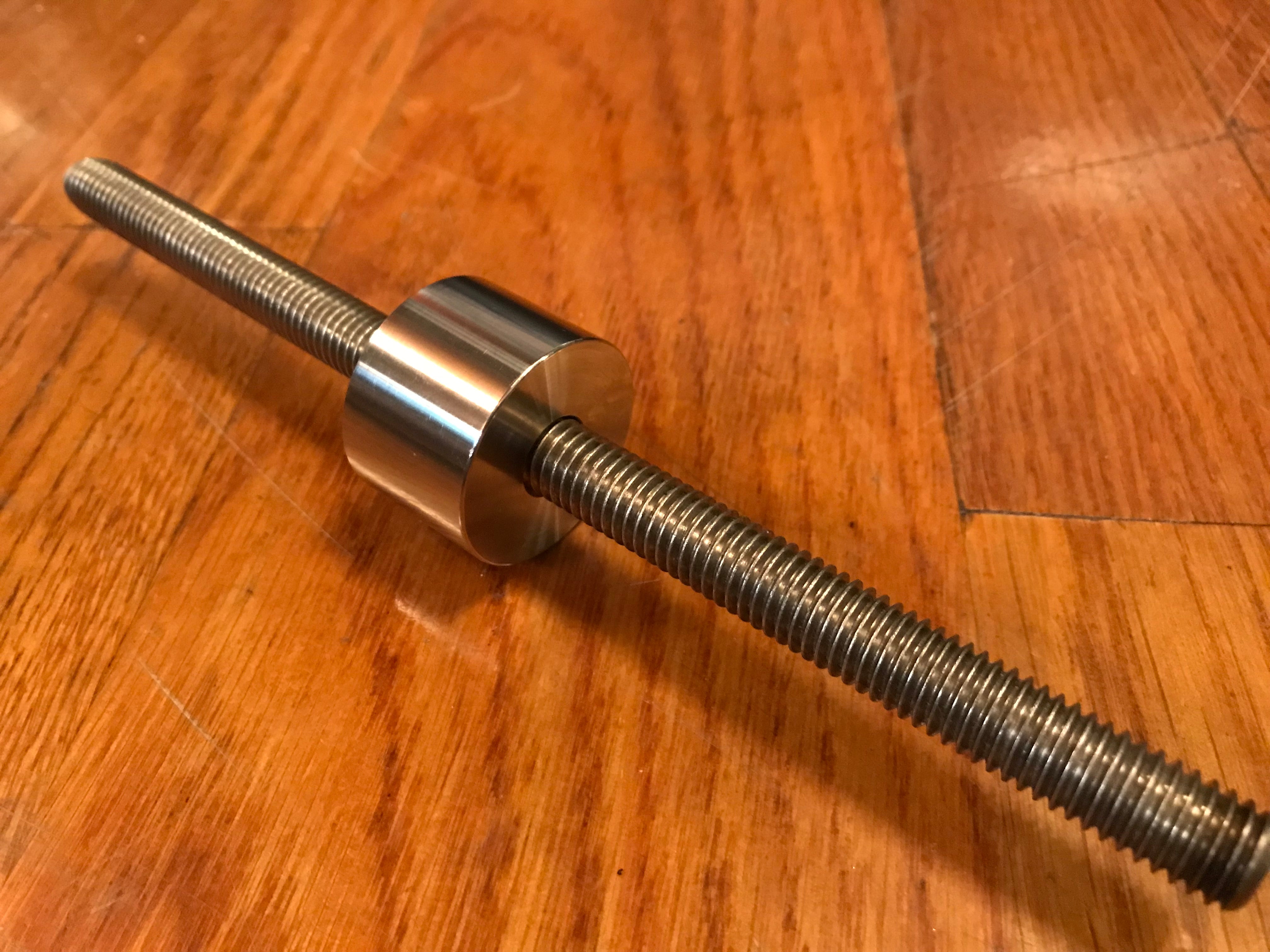 EXTSW 1/2-13 Tapped / Threaded ID x ( 1 1/2” / 1.490") OD x 15/16" Thick 304 Stainless Boss