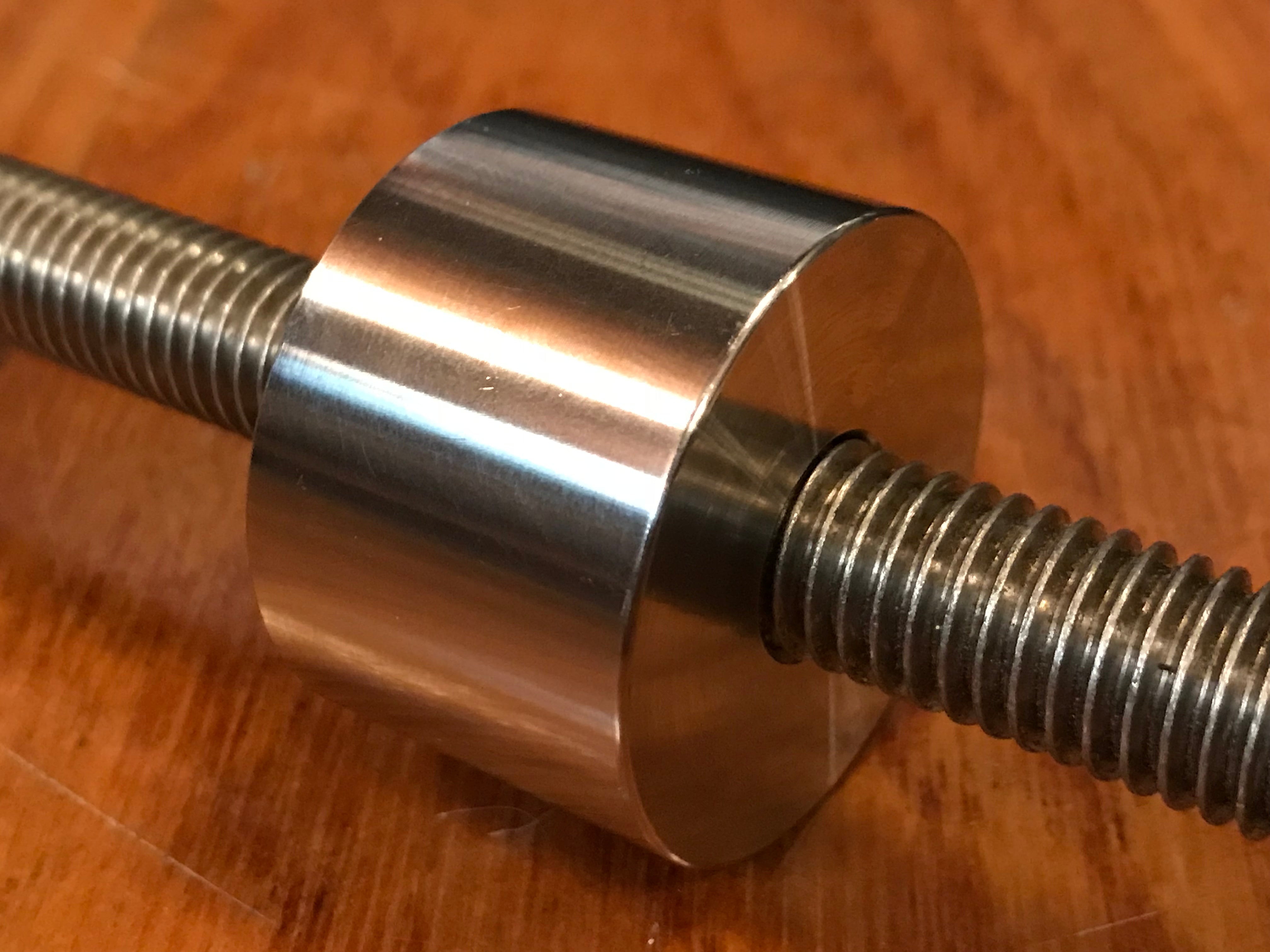 EXTSW 1/2-13 Tapped / Threaded ID x ( 1 1/2” / 1.490") OD x 15/16" Thick 304 Stainless Boss