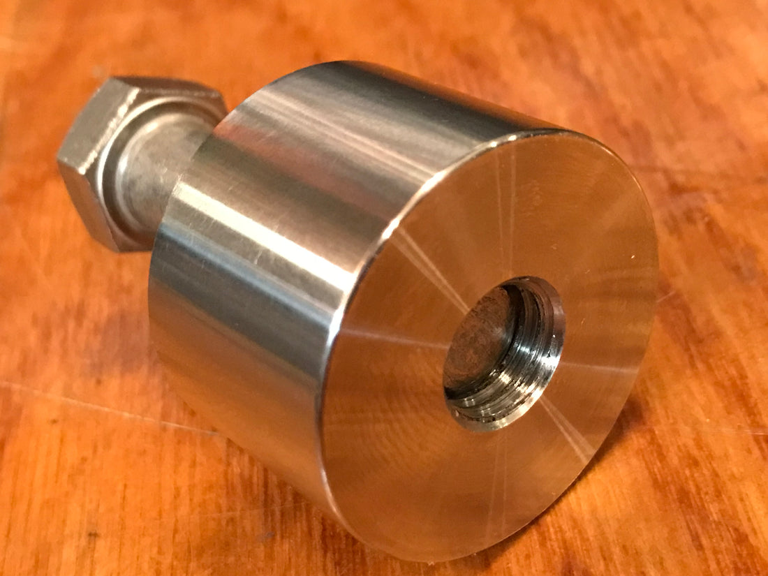 EXTSW 1/2-13 Tapped / Threaded ID x ( 1 1/2” / 1.490") OD x 15/16" Thick 304 Stainless Boss