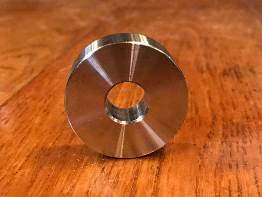 EXTSW  .507" ID x 1.365" OD x 1/2" Thick 316 Stainless Spacer