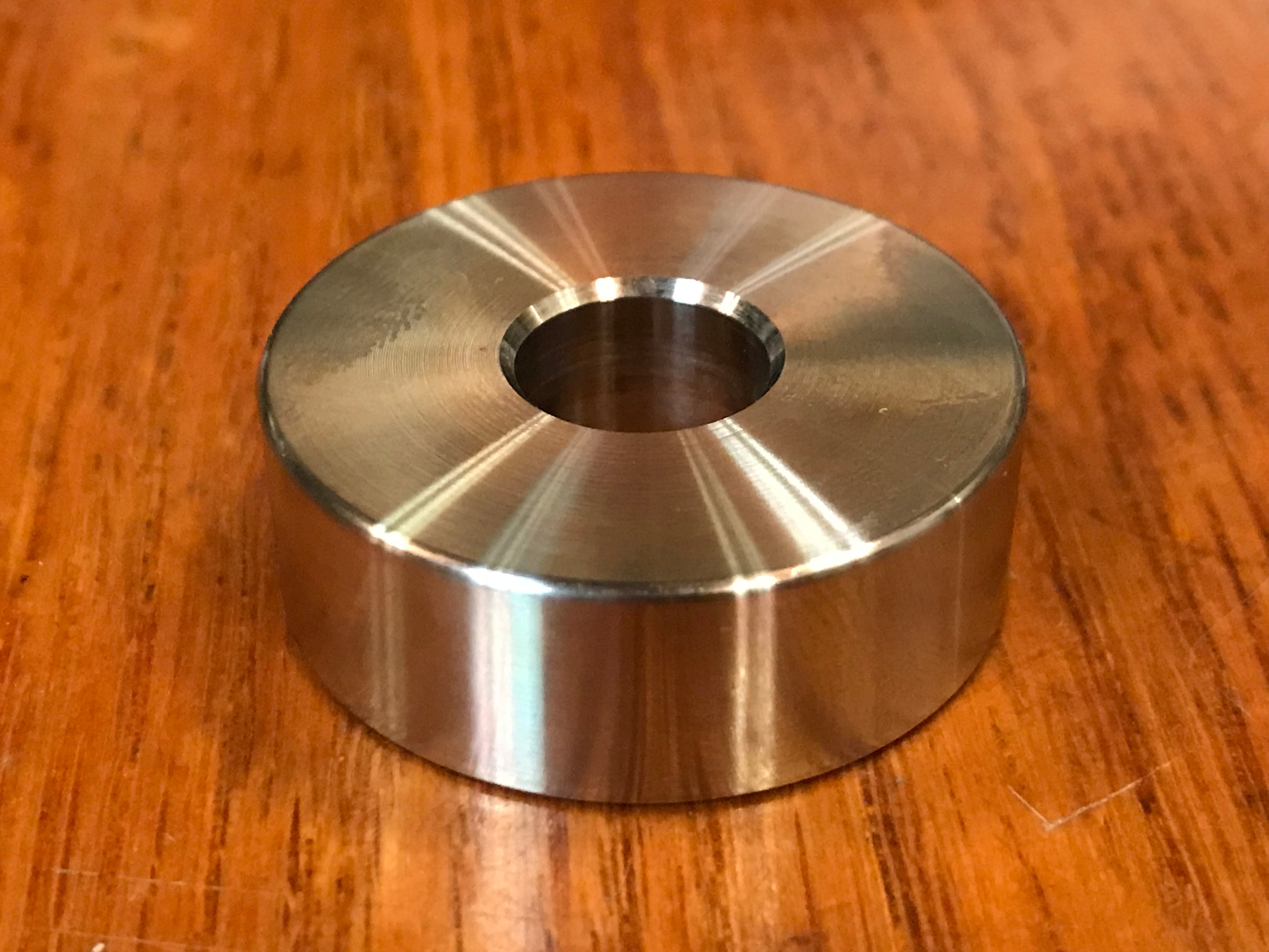 EXTSW  .507" ID x 1.365" OD x 1/2" Thick 316 Stainless Spacer