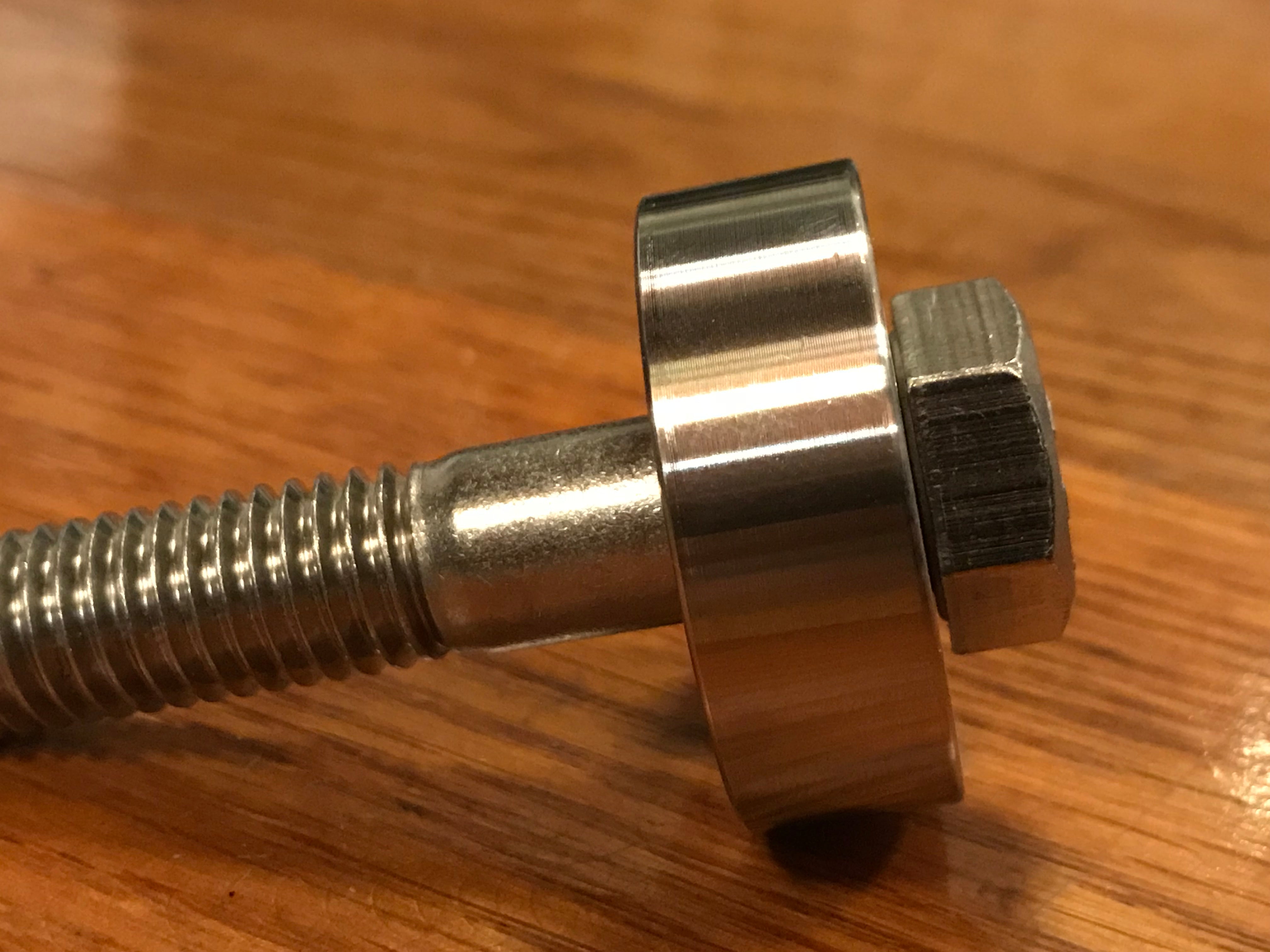 EXTSW  .507" ID x 1.365" OD x 1/2" Thick 316 Stainless Spacer