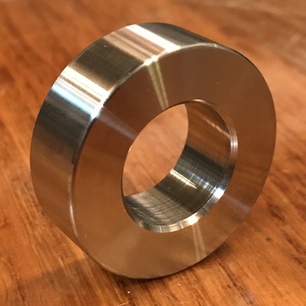 EXTSW .783 ID x 1.490" OD x 1/2" Thick 316 Stainless Spacer