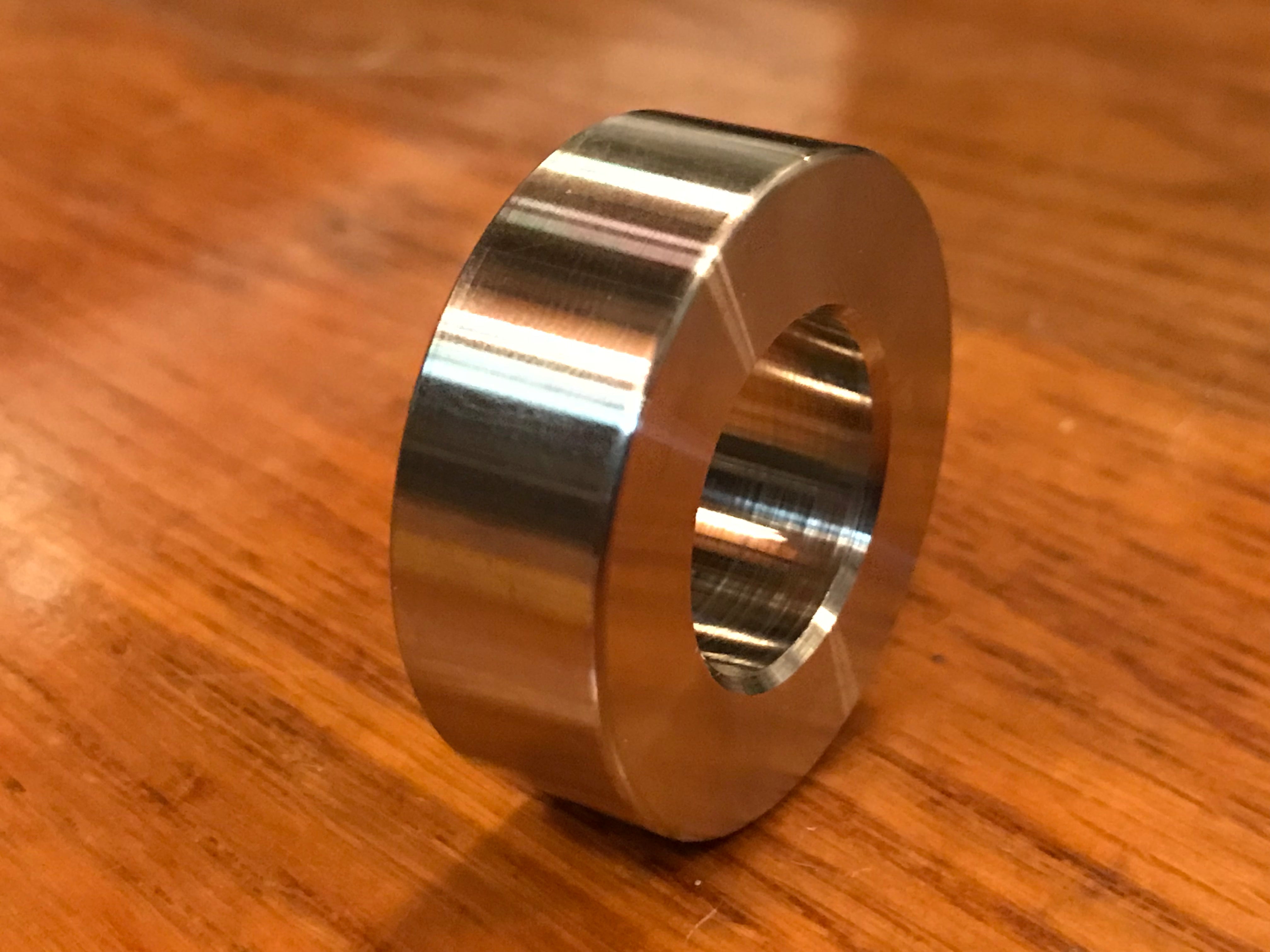 EXTSW .783") ID x 1.490" OD x 1/2" Thick 304 Stainless Spacer
