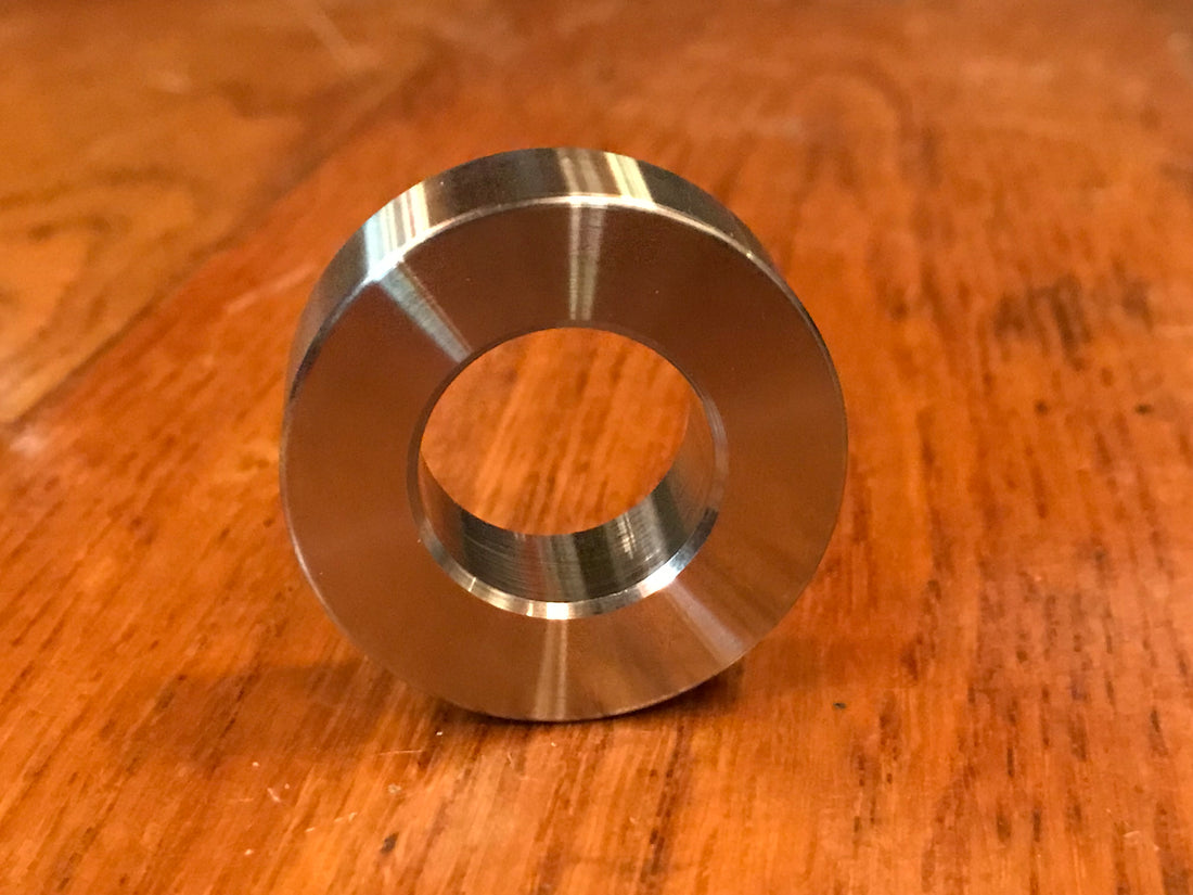 EXTSW .783") ID x 1.490" OD x 1/2" Thick 304 Stainless Spacer