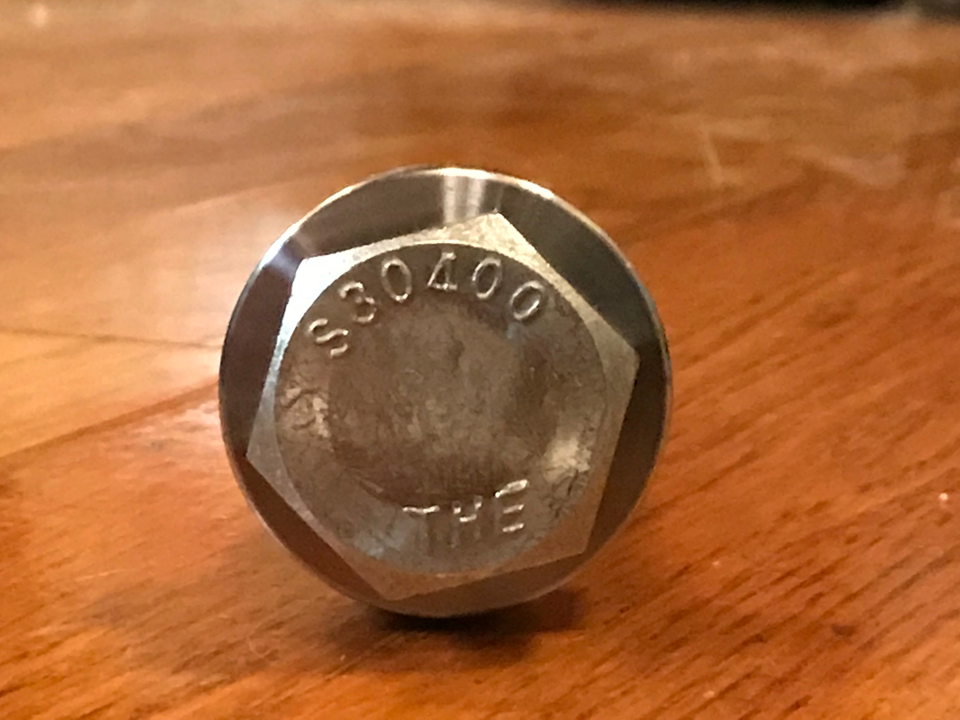 EXTSW .783 ID x 1.490" OD x 1/2" Thick 316 Stainless Spacer