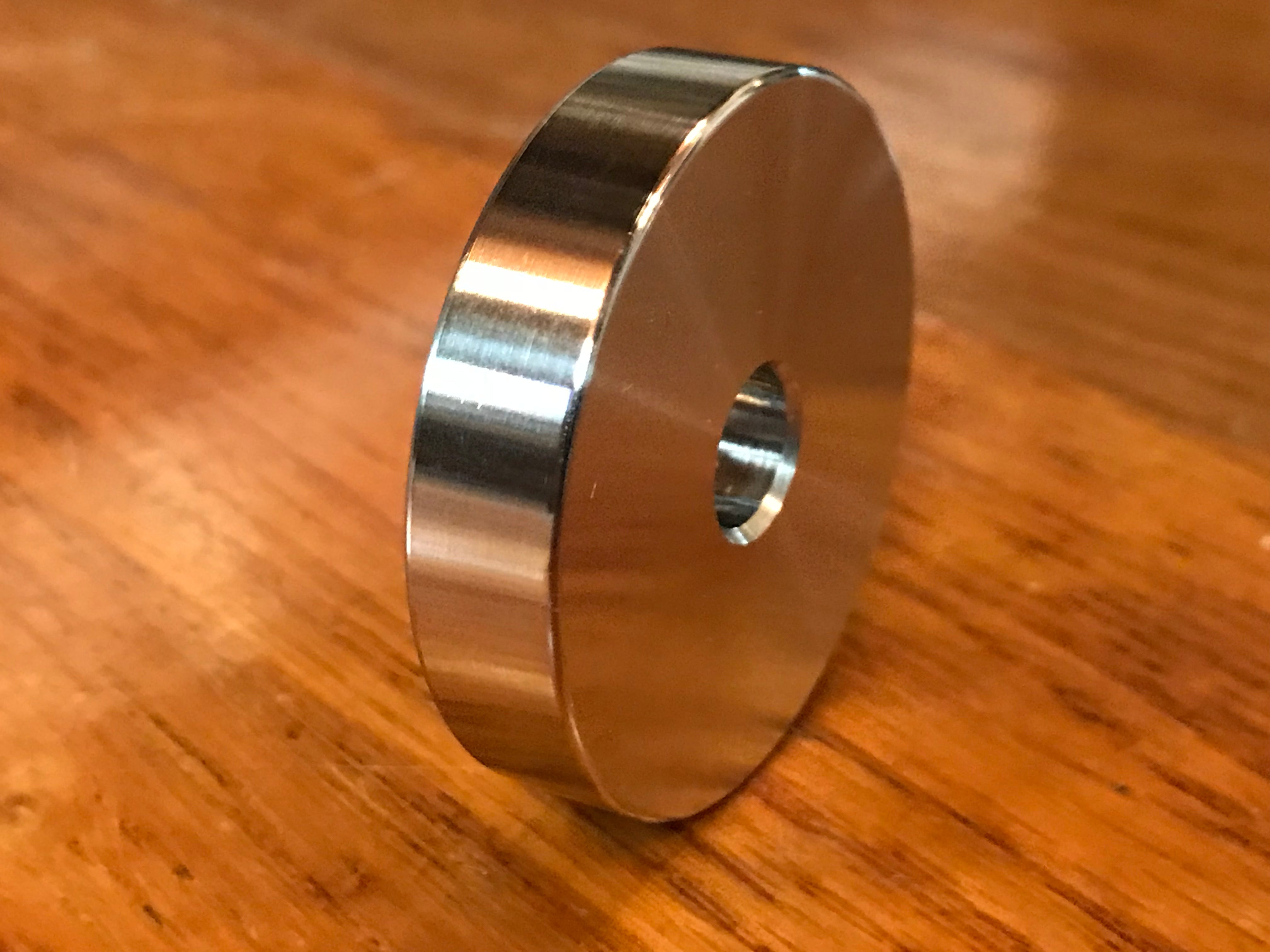 EXTSW .383” ID x 1.740"  OD x 3/8" Thick 316 Stainless Spacer