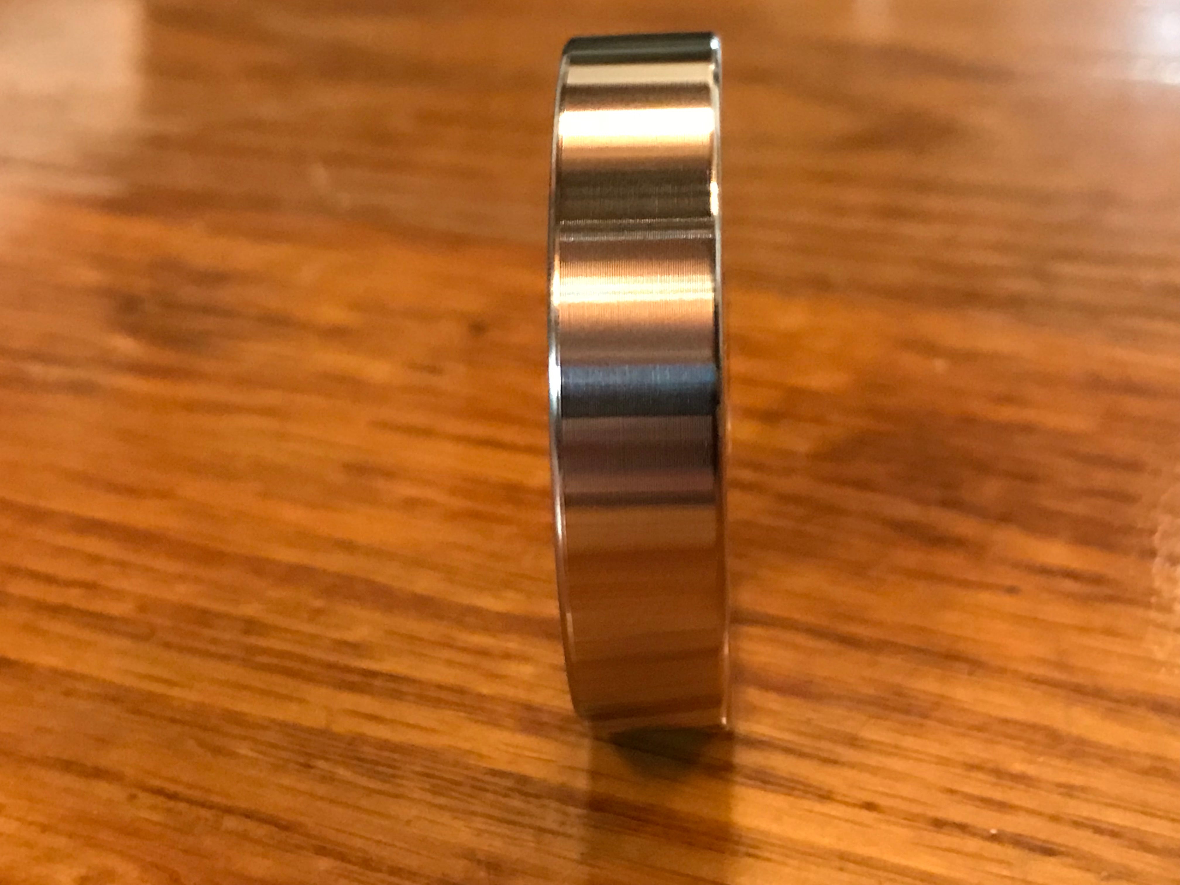 EXTSW .383” ID x 1.740"  OD x 3/8" Thick 316 Stainless Spacer