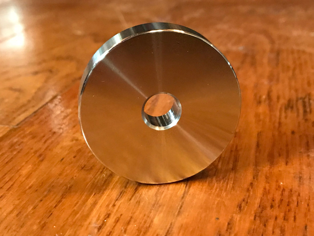 EXTSW .383” ID x 1.740"  OD x 3/8" Thick 316 Stainless Spacer