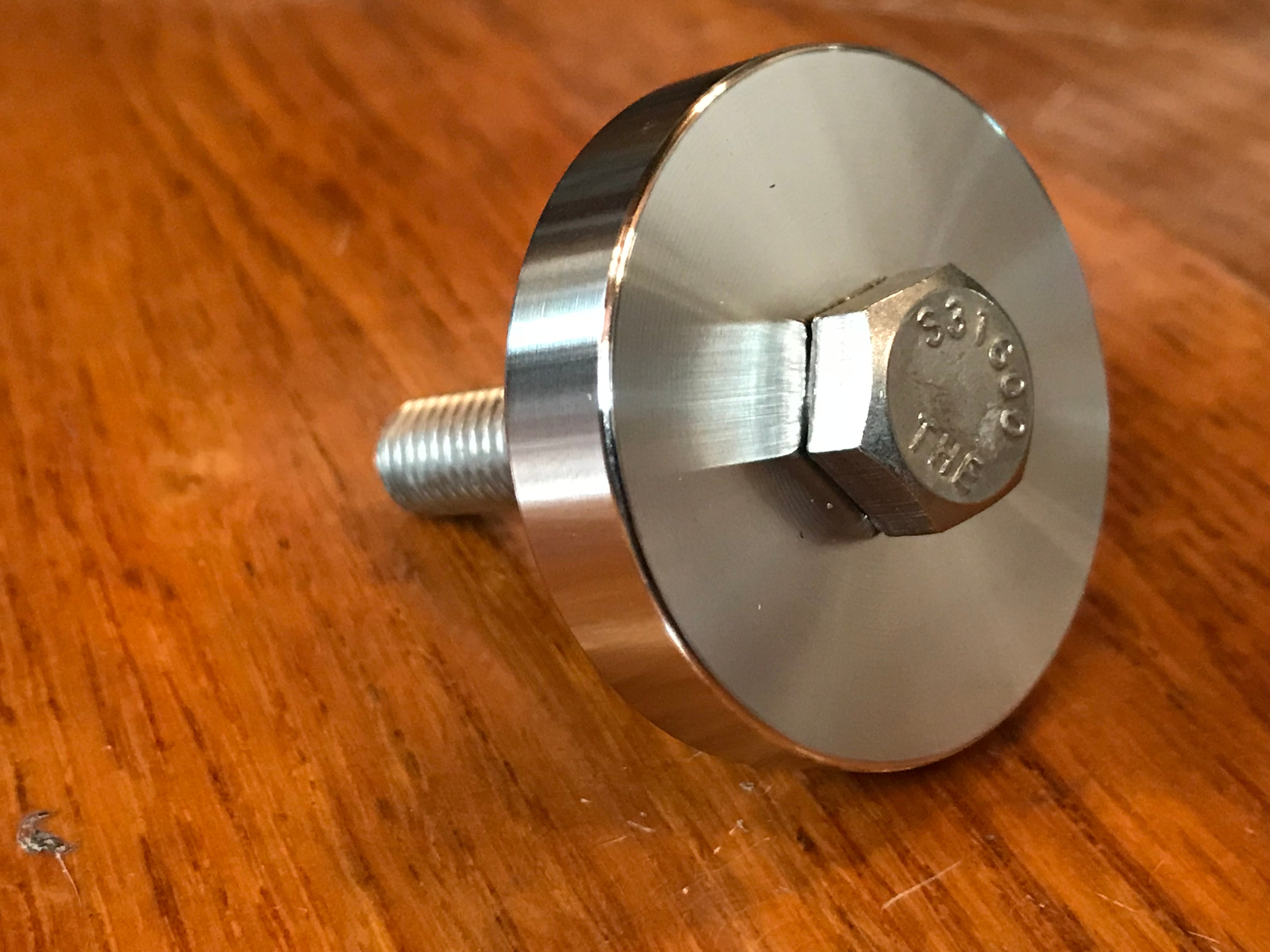 EXTSW 3/8" ID x 1.740"  OD x 3/8" Thick 304 Stainless Washer