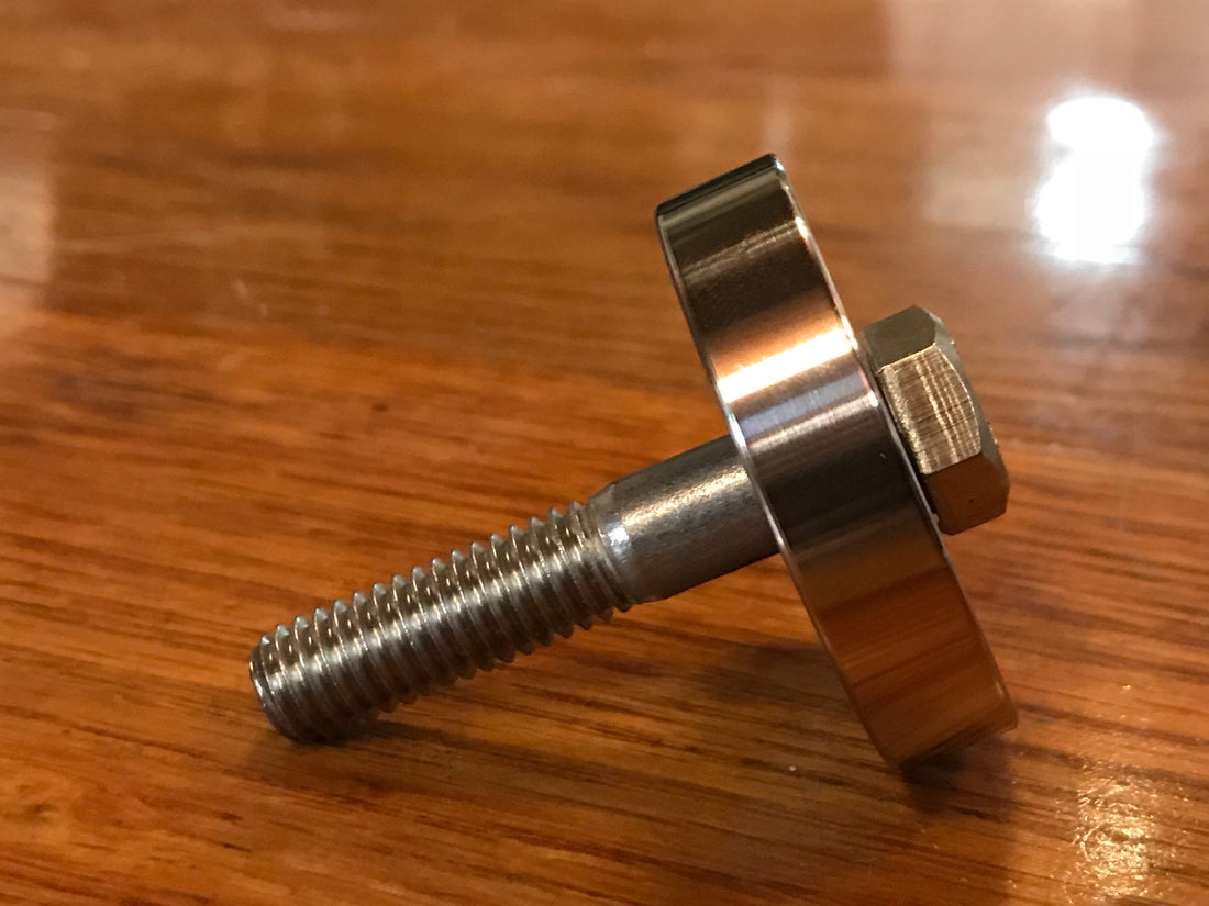 EXTSW .383” ID x 1.740"  OD x 3/8" Thick 316 Stainless Spacer