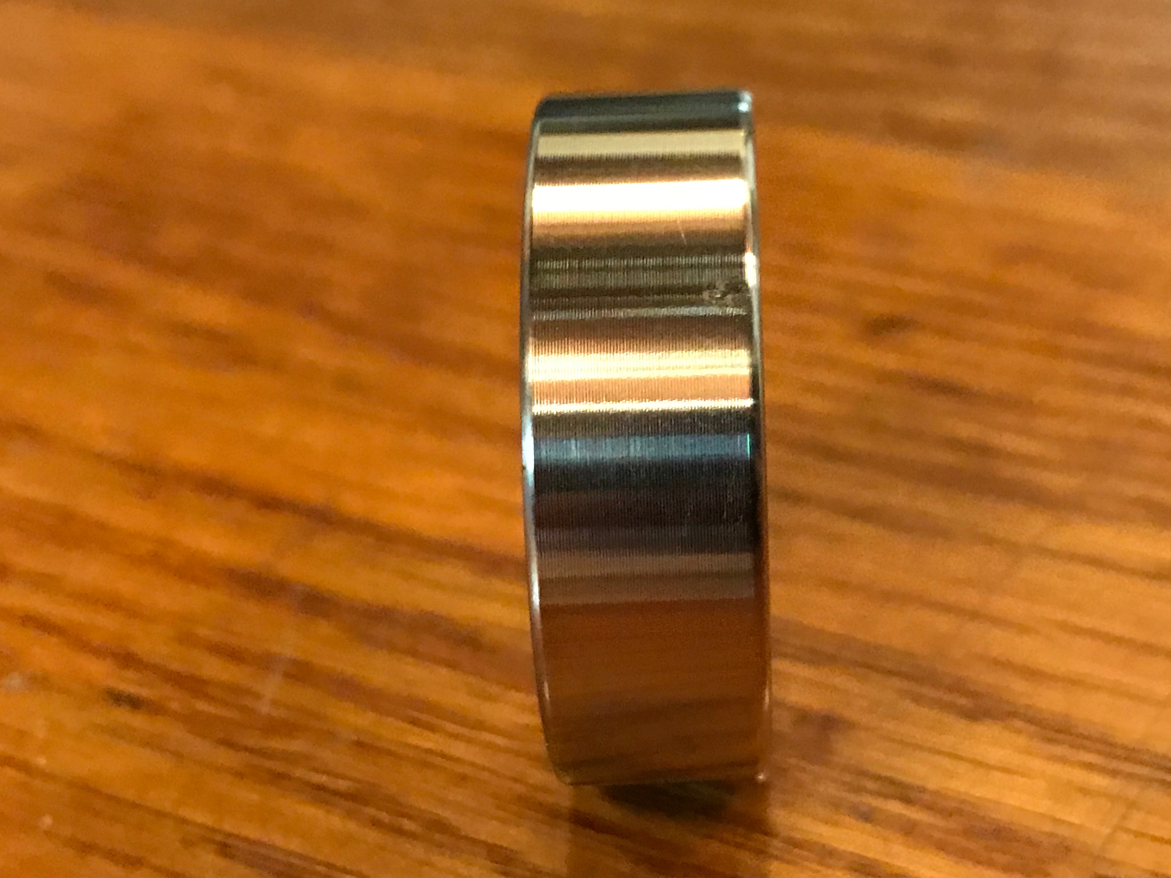 EXTSW .383” ID x 1.240" OD x 3/8" Thick 316 Stainless Spacer
