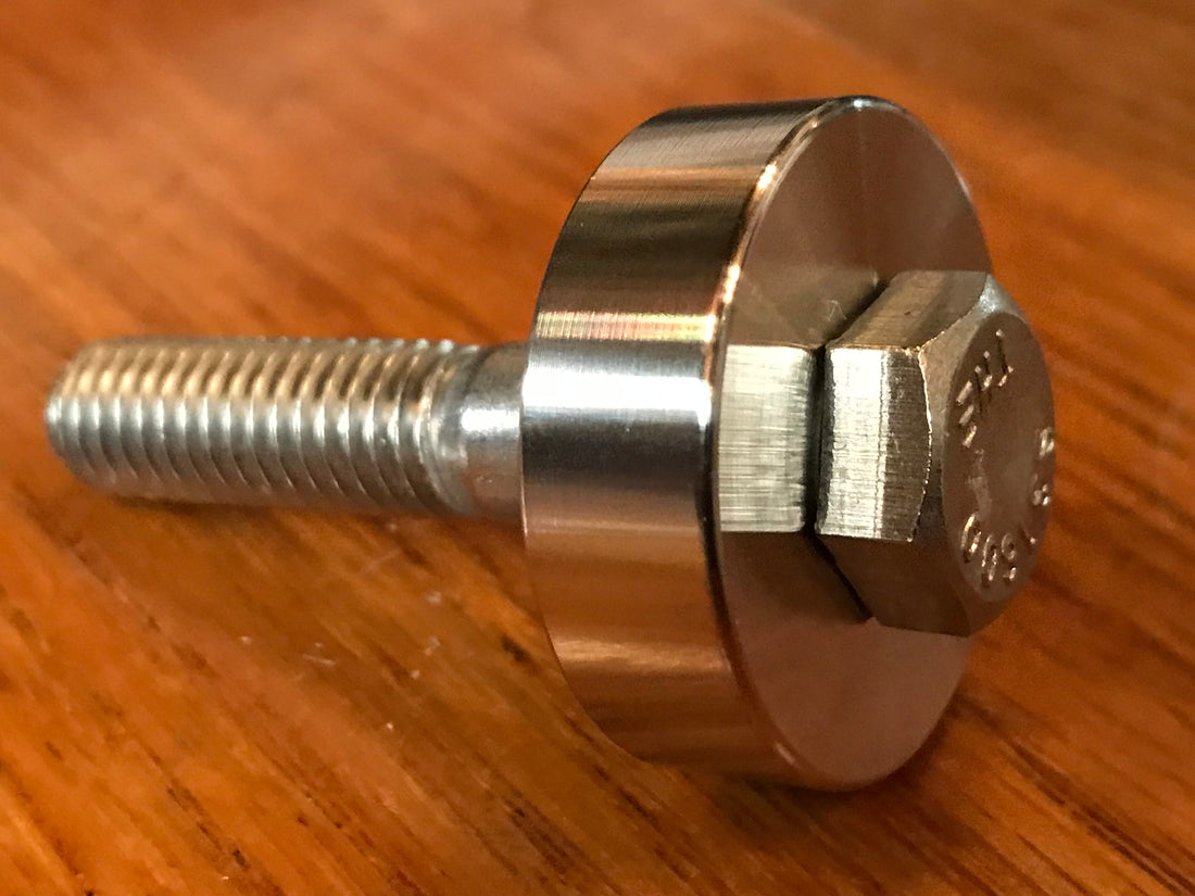 EXTSW .383” ID x 1.240" OD x 3/8" Thick 316 Stainless Spacer