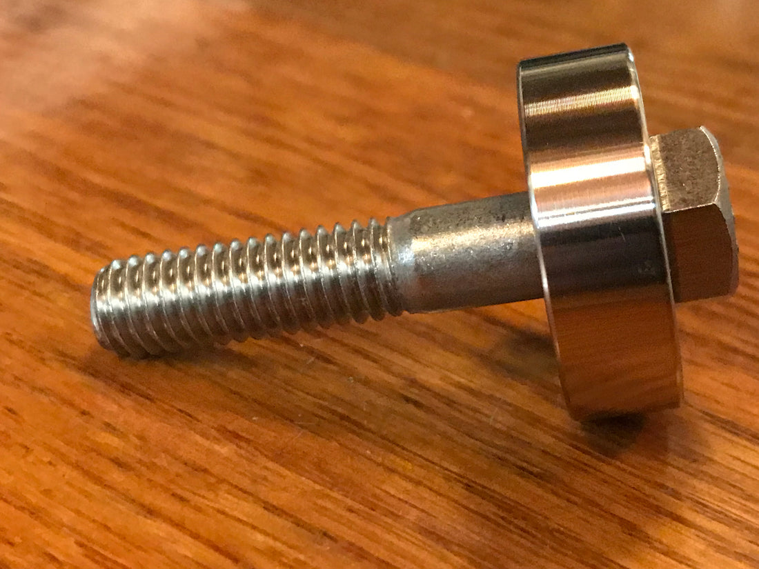 EXTSW .383” ID x 1.240" OD x 3/8" Thick 304 stainless spacer