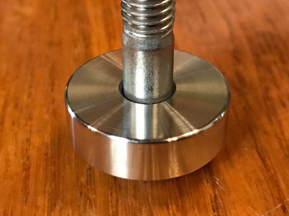 EXTSW .383” ID x 1.240" OD x 3/8" Thick 304 stainless spacer