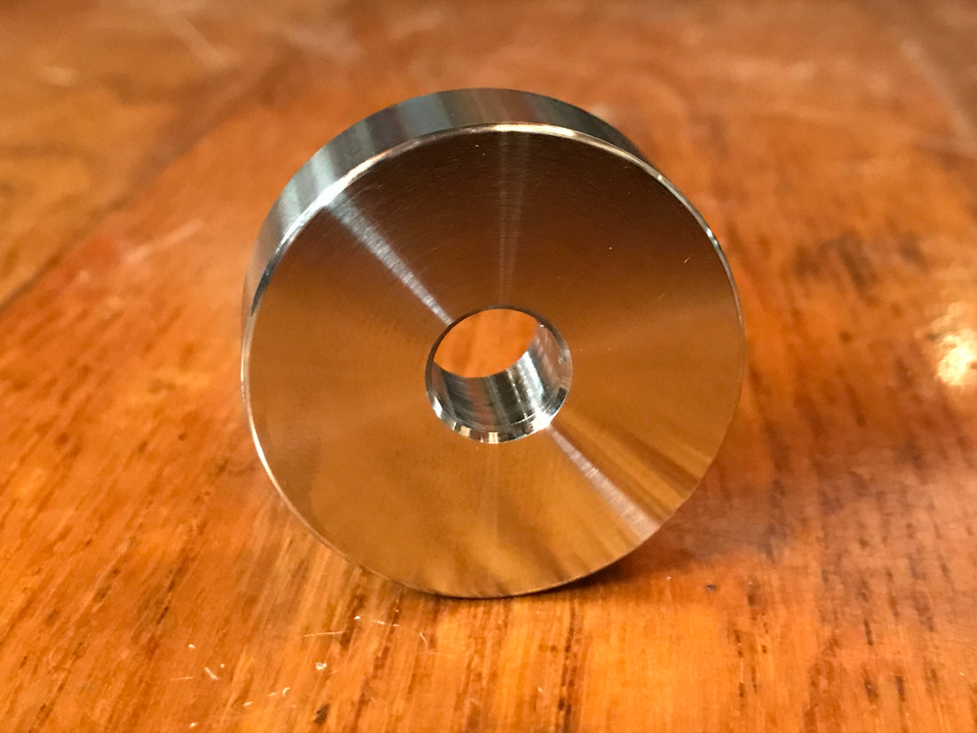 EXTSW .383” ID x 1.490" OD x 9/16" Thick 316 Stainless Spacer