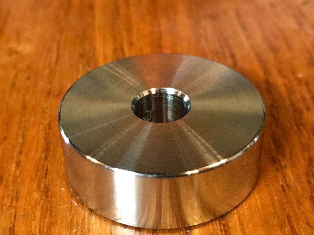 EXTSW .383” ID x 1.490" OD x 1/2" Thick 304 Stainless Spacer
