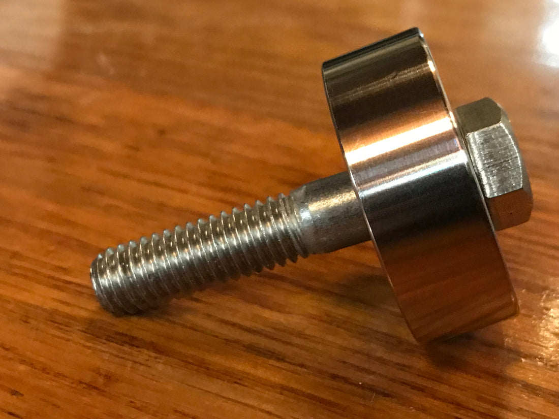 EXTSW .383” ID x 1.490" OD x 9/16" Thick 316 Stainless Spacer