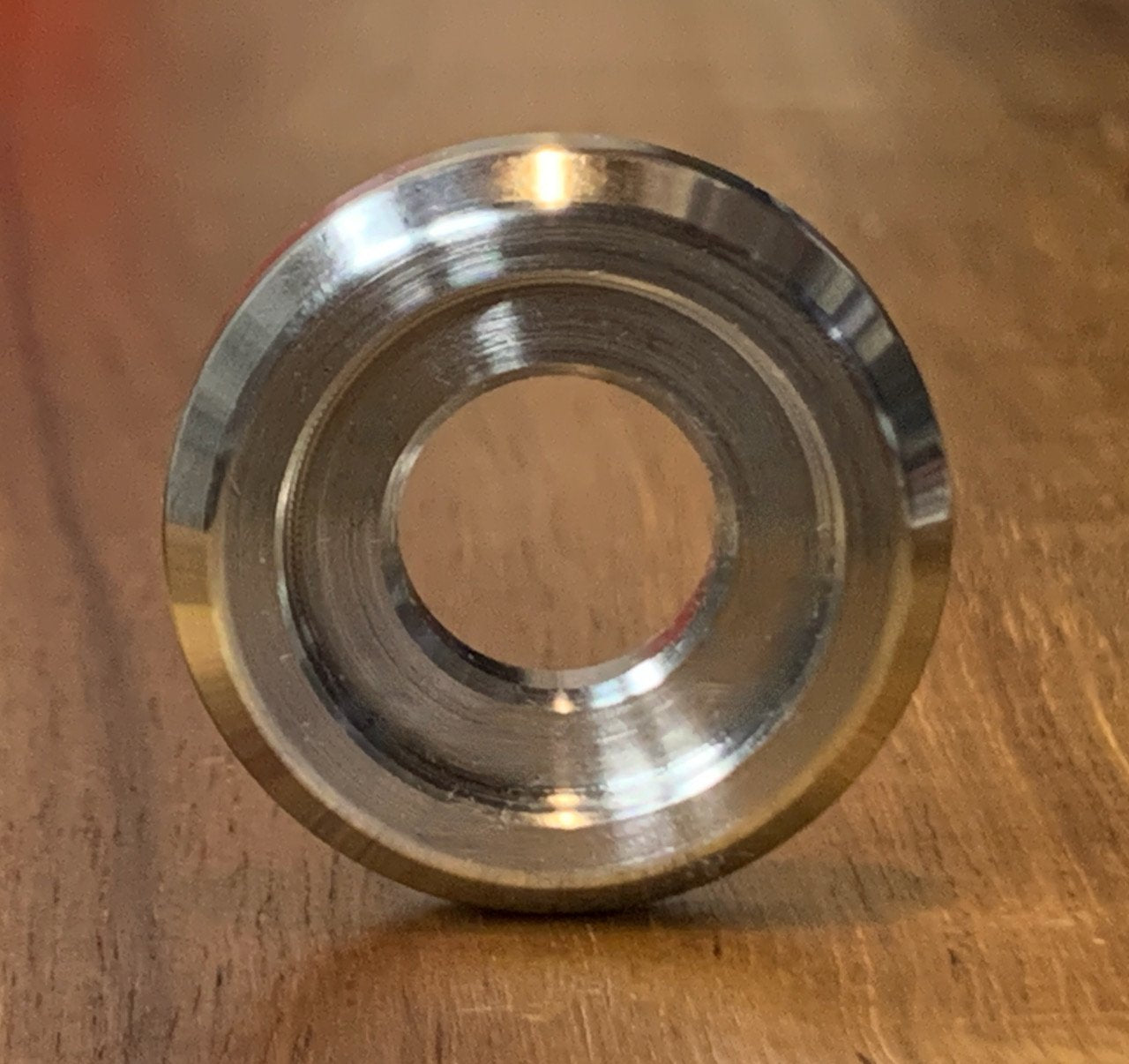 EXTSW BEVELED .383” ID x 1.240" OD x 1/4" Thick 316 Stainless washer Fits #613 ARP Bolts