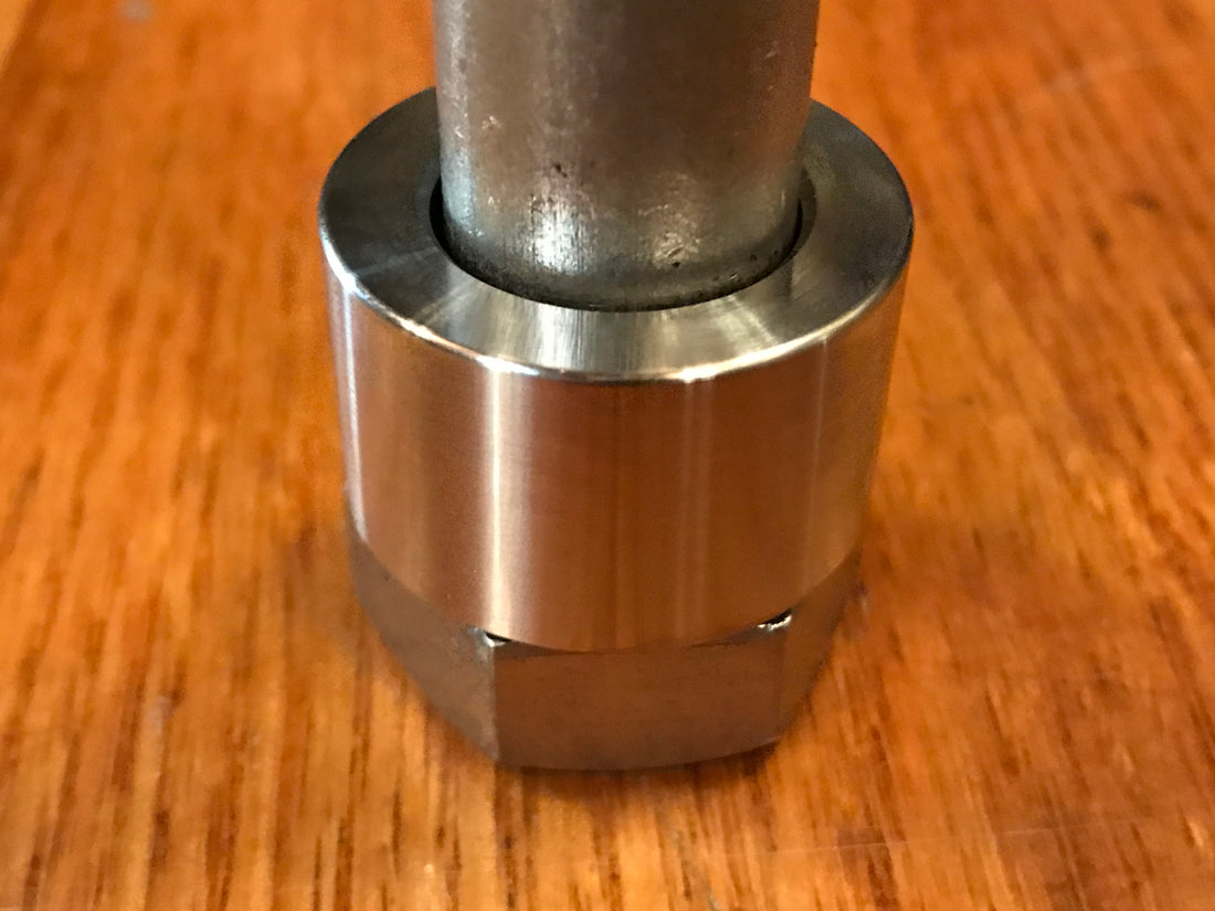 EXTSW .783” ID x 1.240" OD x 3/4” Thick 316 Stainless Spacer