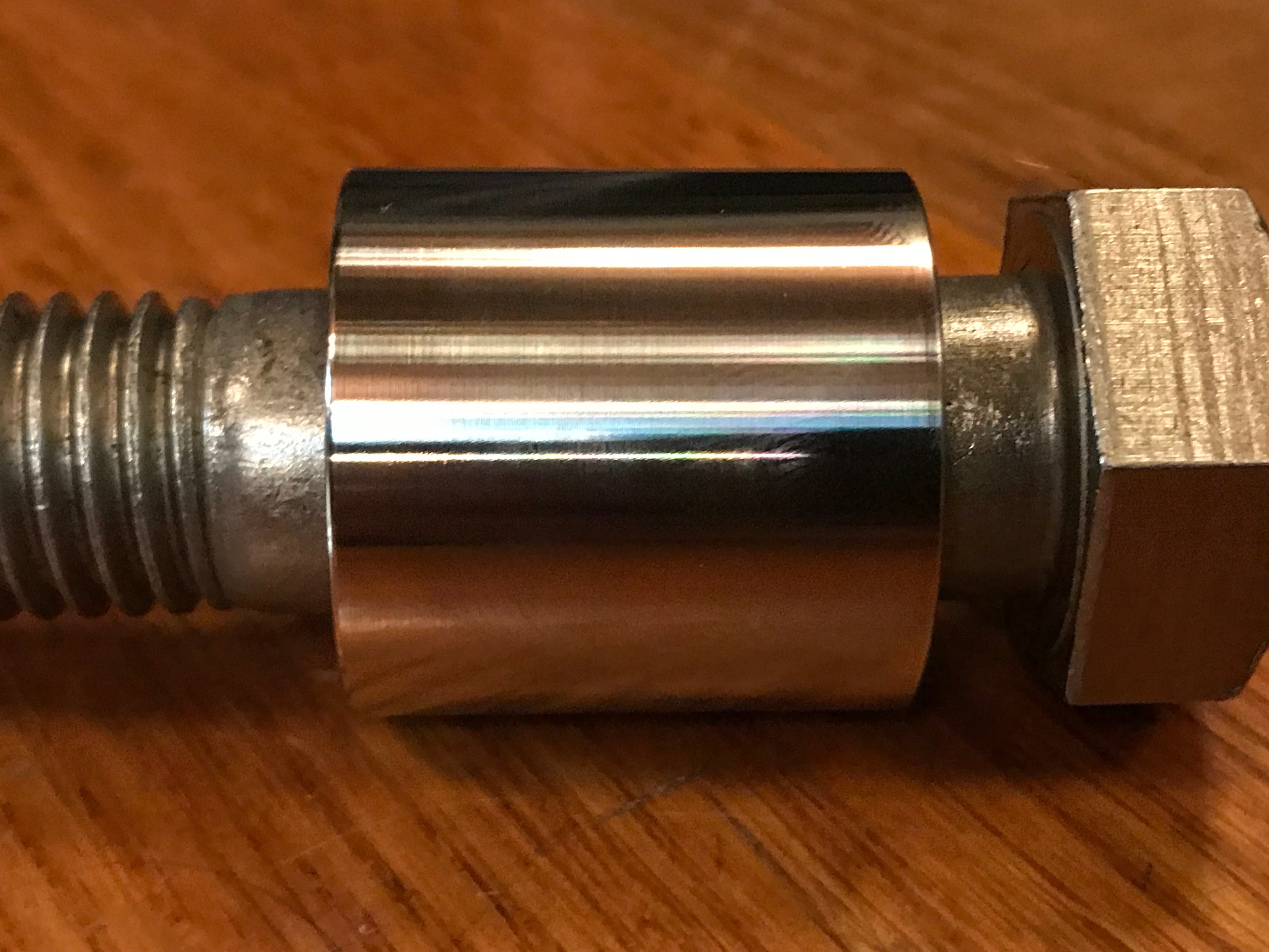 EXTSW .783” ID x 1.240" OD x 1 1/4” Thick 316 Stainless Spacer