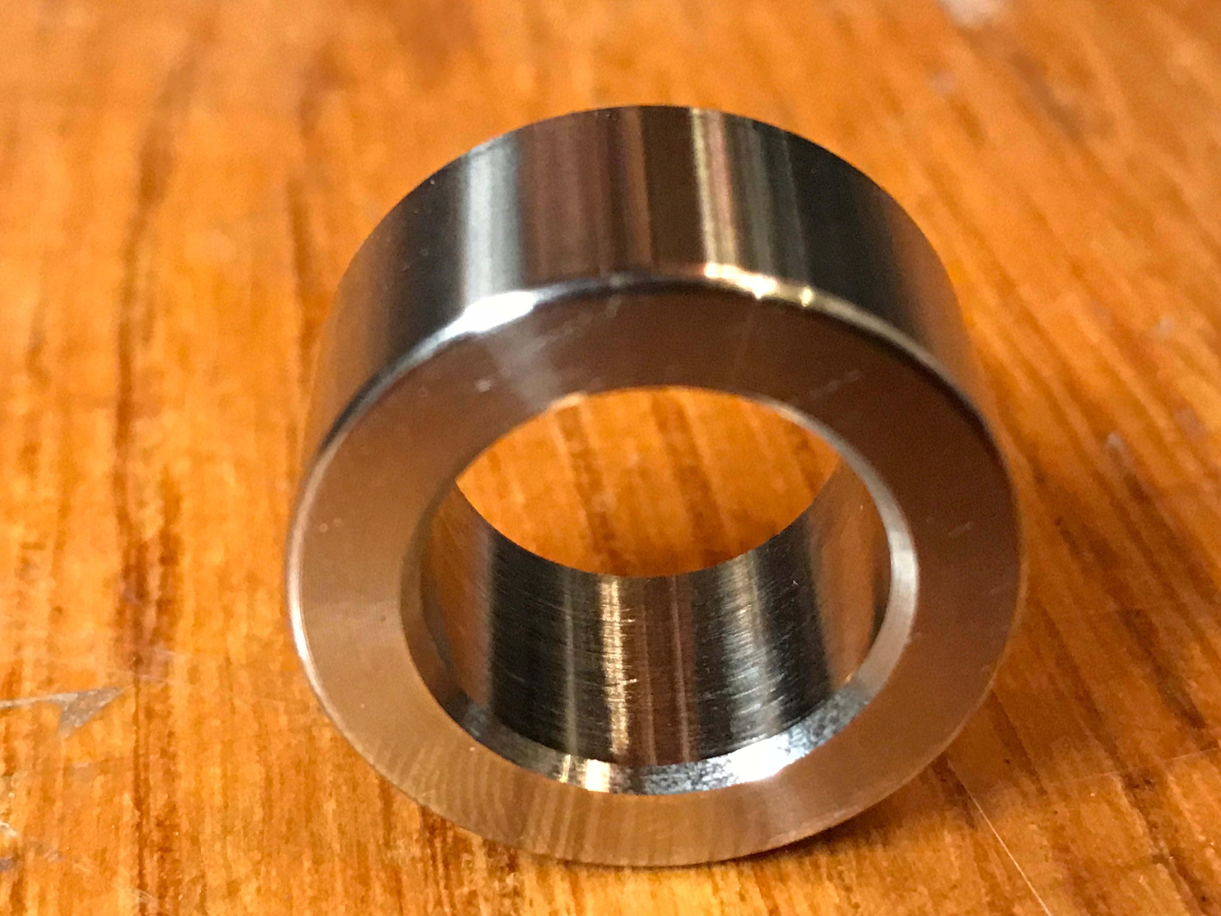 EXTSW .632" ID x .990" OD x 1/2” Thick 316 Stainless Spacer