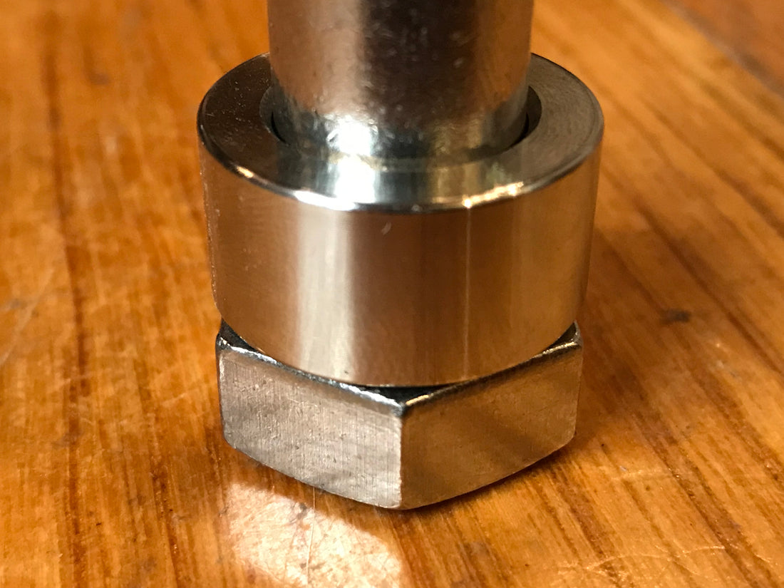 EXTSW 5/8” ID x .990" OD x 1/2” Thick 304 Stainless Spacer