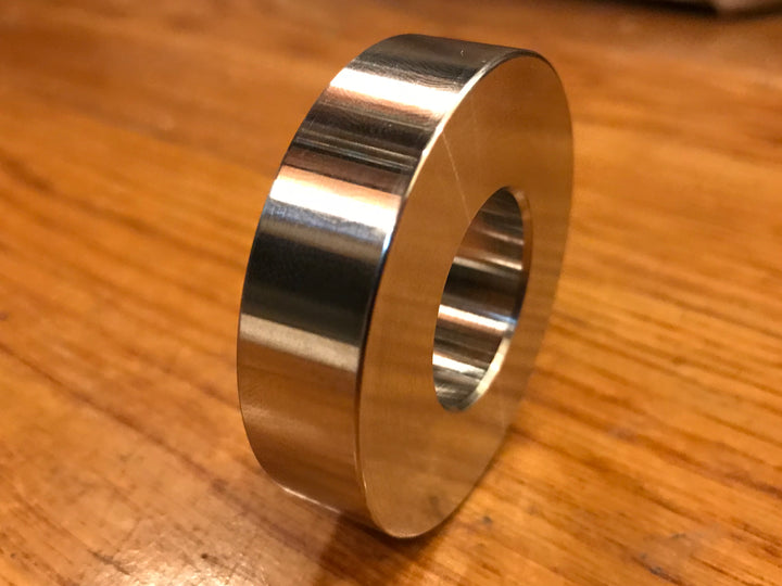 EXTSW .906" ID x 1.990" OD x 1/2” Thick 304 Stainless Spacer