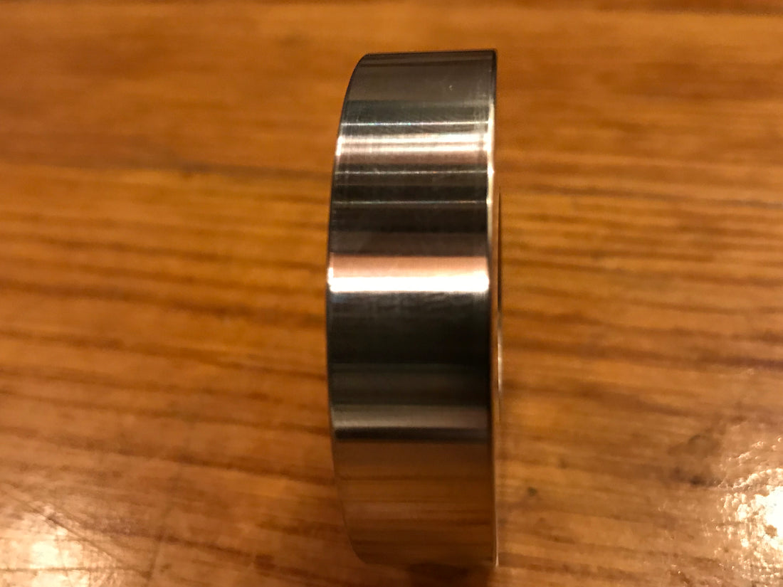 EXTSW .906" ID x 1.990" OD x 1/2” Thick 304 Stainless Spacer