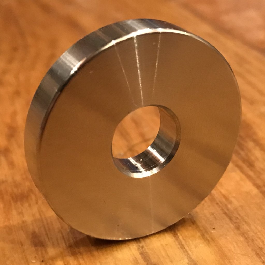 EXTSW .443” ID x 1.365" OD x 1/4" Thick 316 Stainless Washer