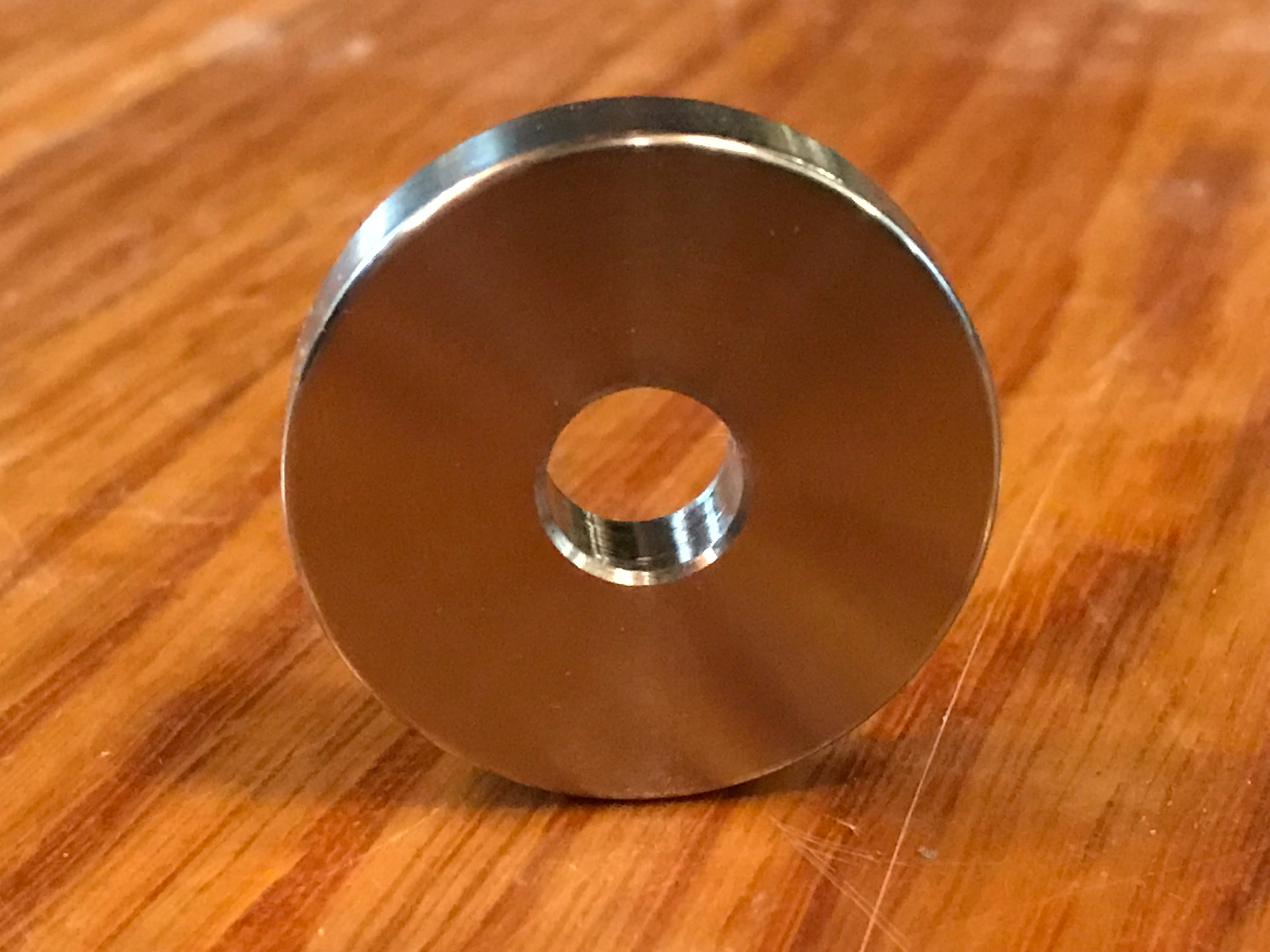 EXTSW 8.33 mm ID x 30 mm OD x 6.3 mm Thick 304 Stainless Washer