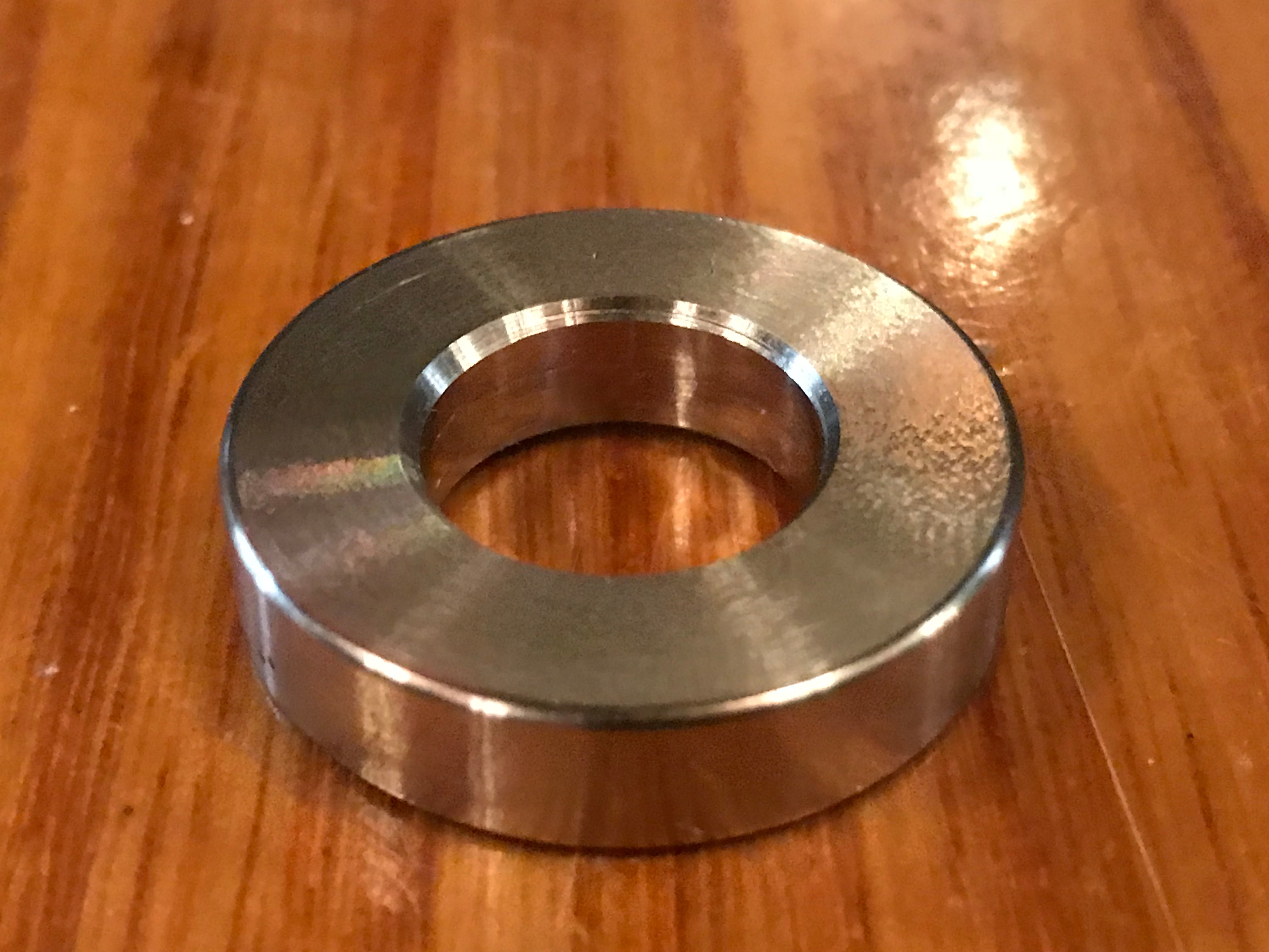 EXTSW .572” ID x 1.115" OD x 1/4" thick 316 stainless washer