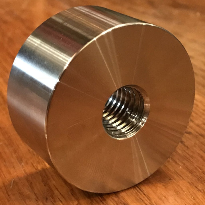 EXTSW 5/8-11 tapped - threaded ID x 2" OD x 1" Thick 304 SS Boss