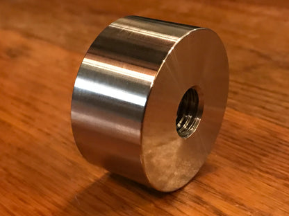 EXTSW 5/8-11 tapped - threaded ID x 1.990" OD x 1" Thick 304 SS Boss