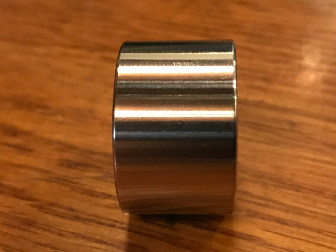 EXTSW 1/2-13 Tapped / Threaded ID x 1" OD x 5/8" Thick 304 Stainless Spacer