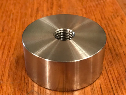 EXTSW 1/2-13 Tapped / Threaded ID x 1.990" OD x 7/8" Thick 304 Stainless Spacer / Boss