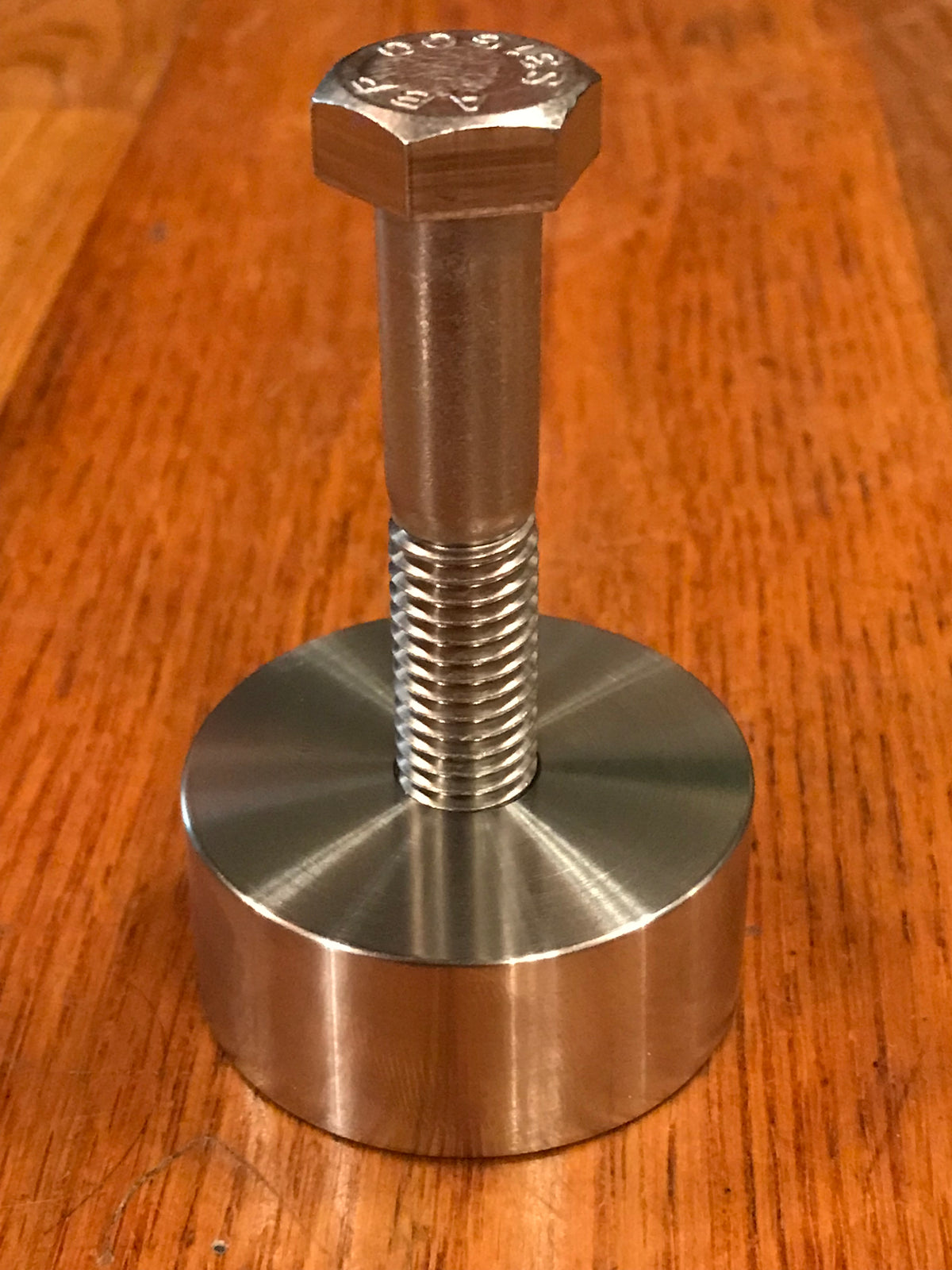EXTSW 1/2-13 Tapped / Threaded ID x 1.990" OD x 7/8" Thick 304 Stainless Spacer / Boss