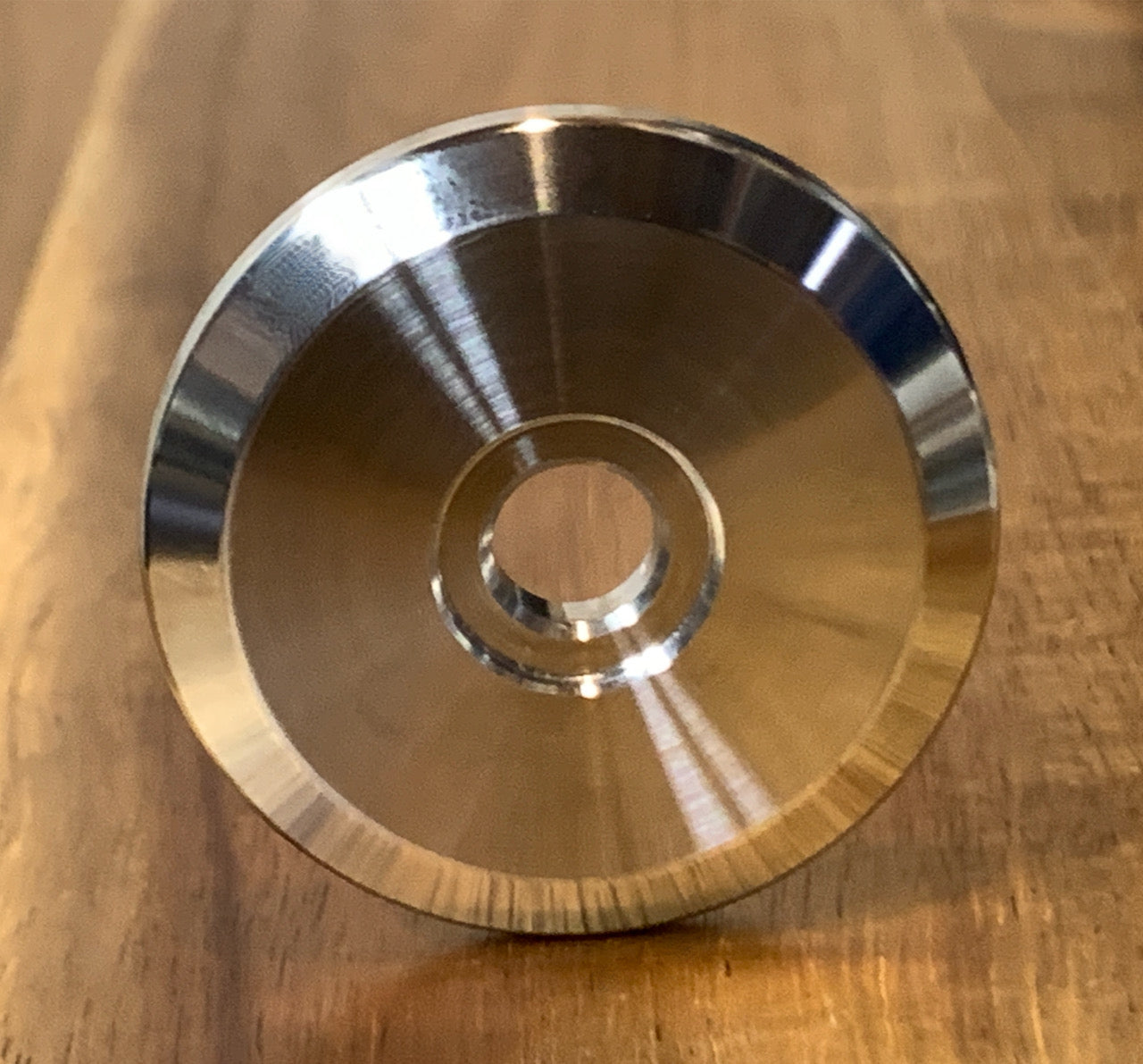 EXTSW BEVELED .383” ID x 1.990" OD x 1/4" Thick 316 Stainless washer, Fits #613 ARP Bolts