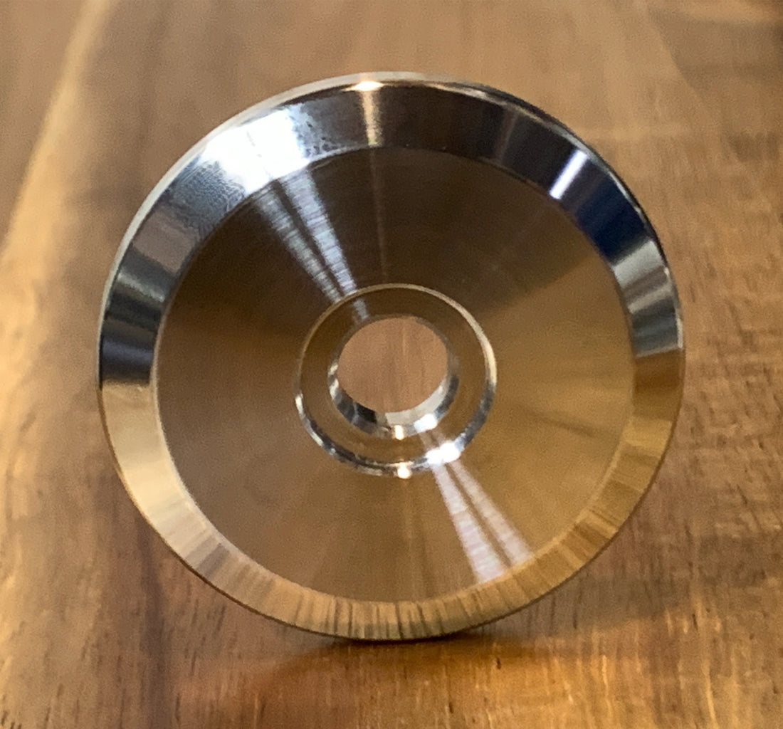EXTSW BEVELED .383” ID x 1.990" OD x 1/4" Thick 316 Stainless washer, Fits #613 ARP Bolts