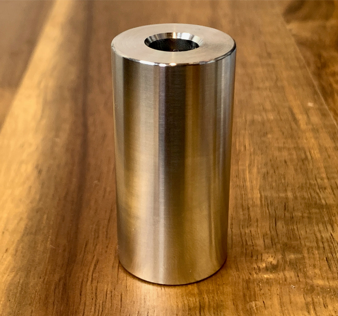 EXTSW 10.16 mm ID x 25.15 mm OD x 50.8 mm Thick 316 Stainless Spacer