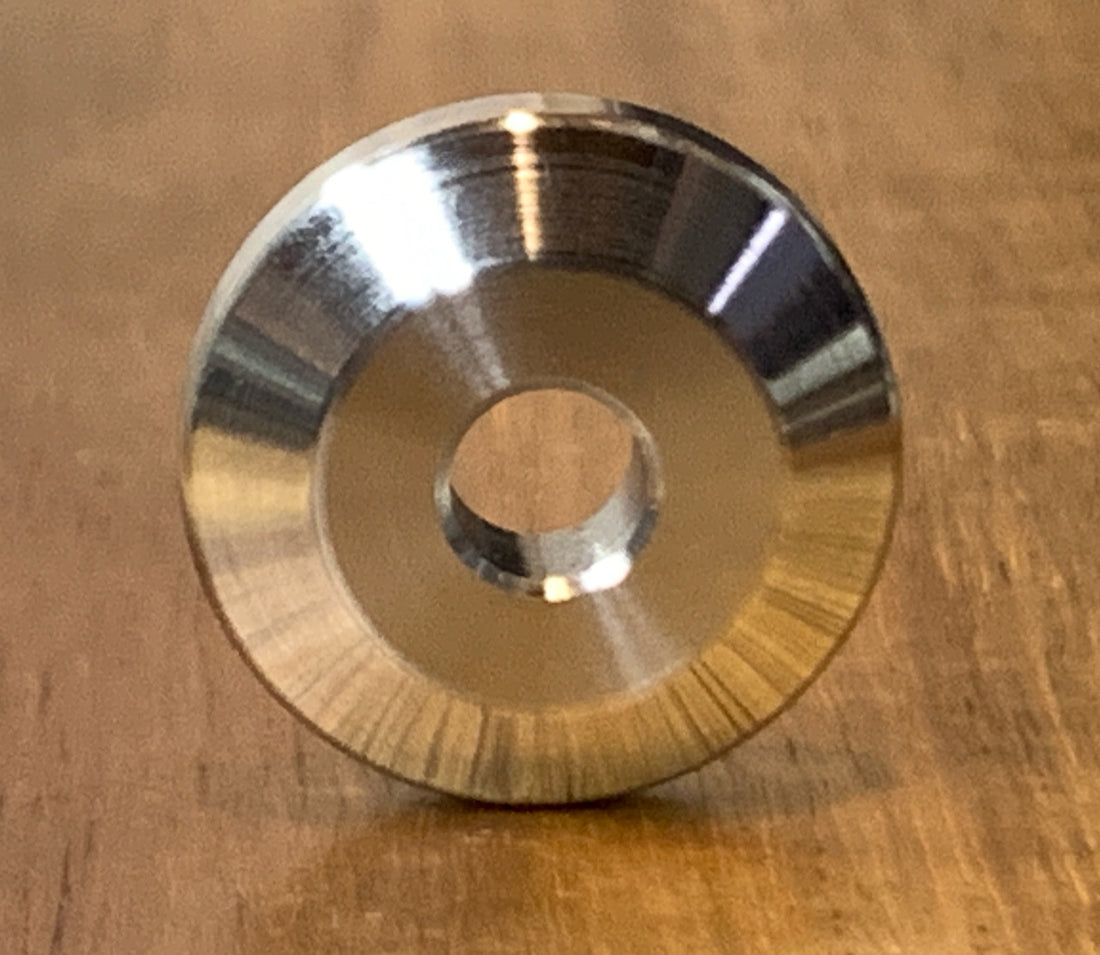 EXTSW BEVELED .257” ID x .990" OD x 1/4" Thick 316 Stainless Washer