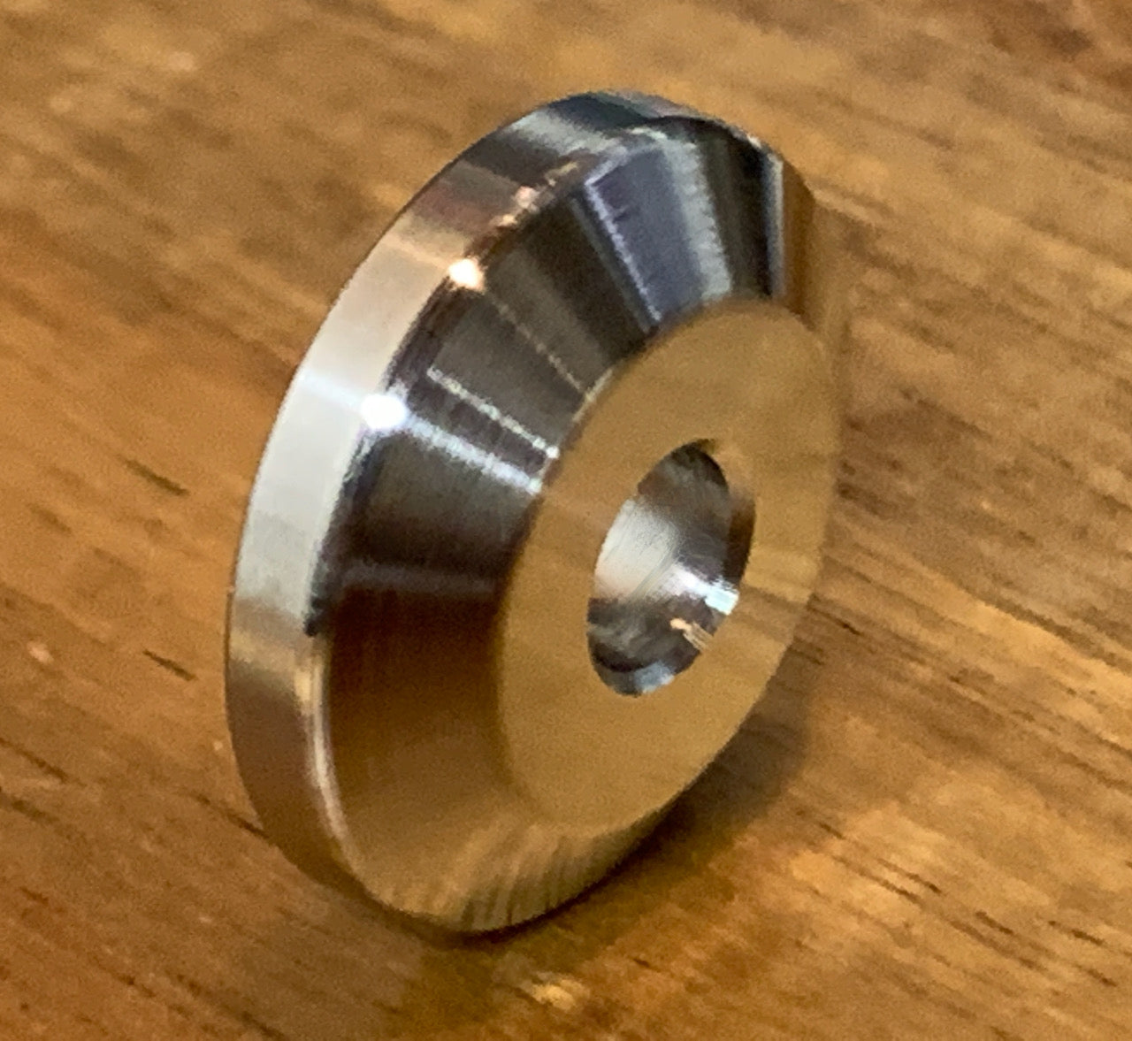 EXTSW BEVELED .257” ID x .990" OD x 1/4" Thick 316 Stainless Washer