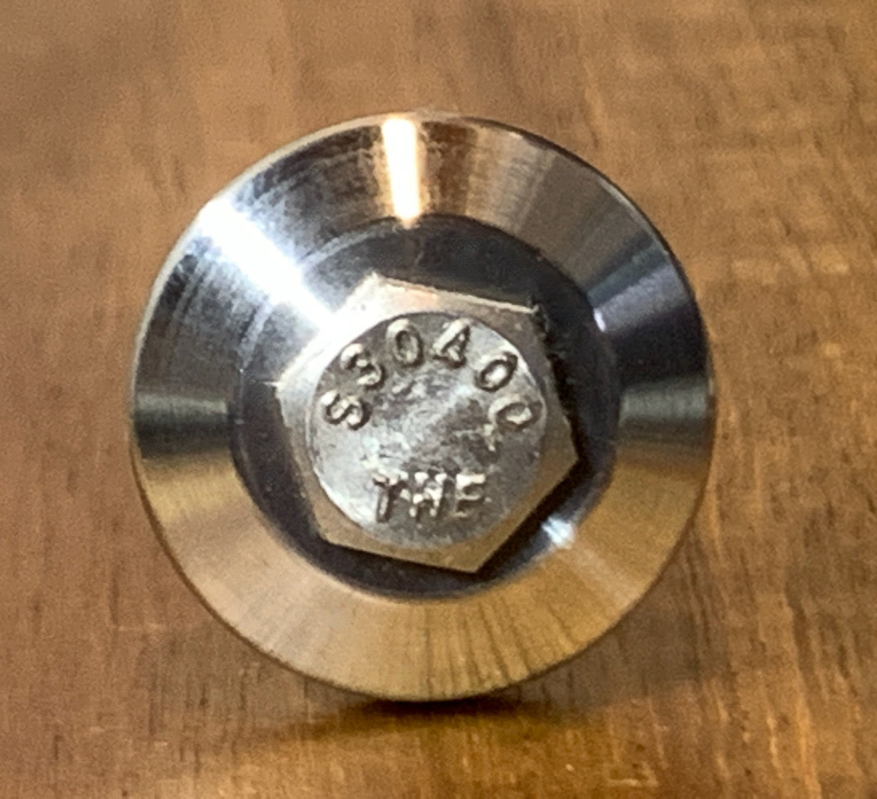 EXTSW BEVELED .257” ID x .990" OD x 1/4" Thick 316 Stainless Washer