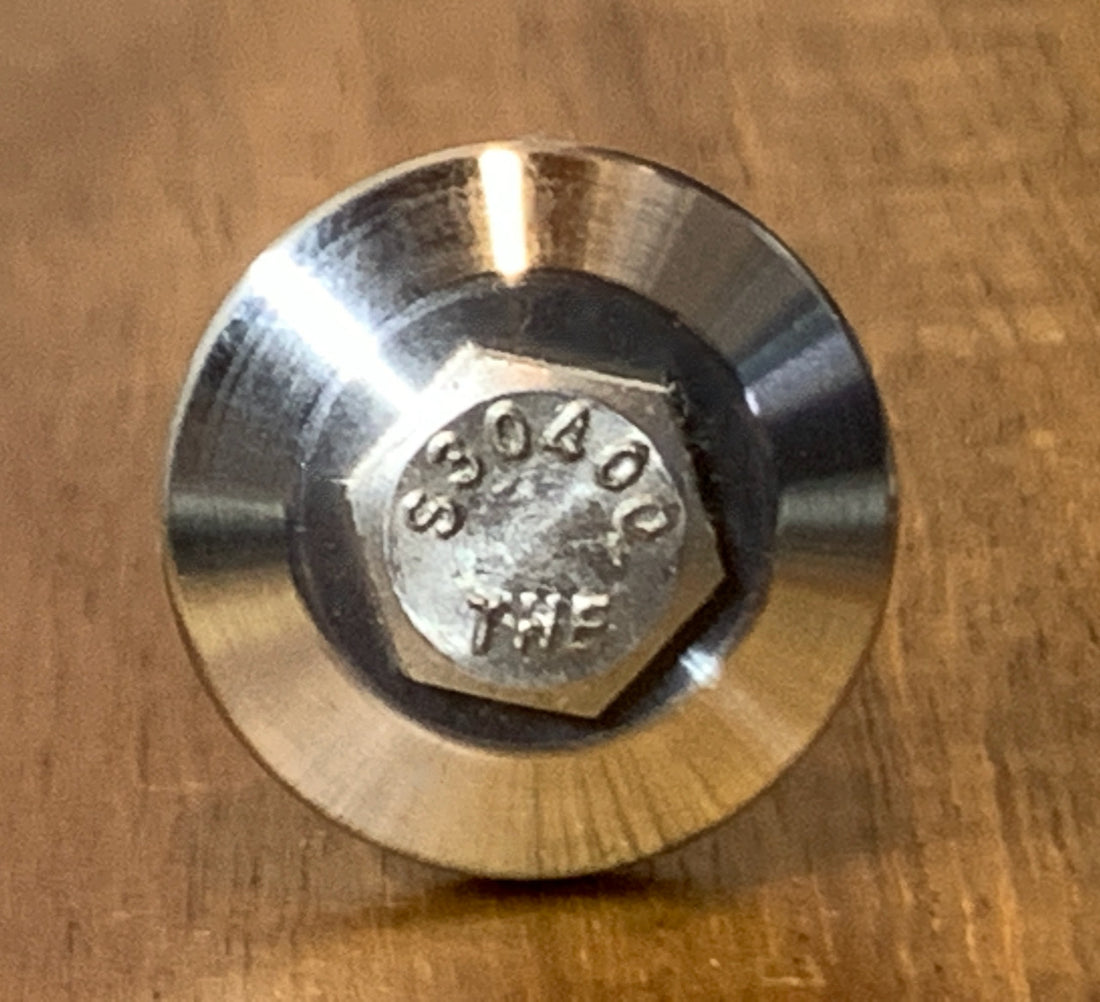 EXTSW BEVELED .257” ID x .990" OD x 1/4" Thick 316 Stainless Washer
