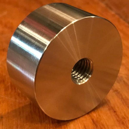 EXTSW 1/2-13 Tapped / Threaded ID x 1.990" OD x 1" Thick 304 SS Boss