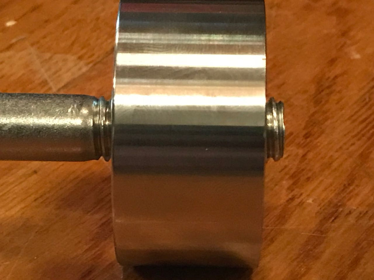 EXTSW 1/2-13 Tapped / Threaded ID x 1.990" OD x 1" Thick 304 SS Boss