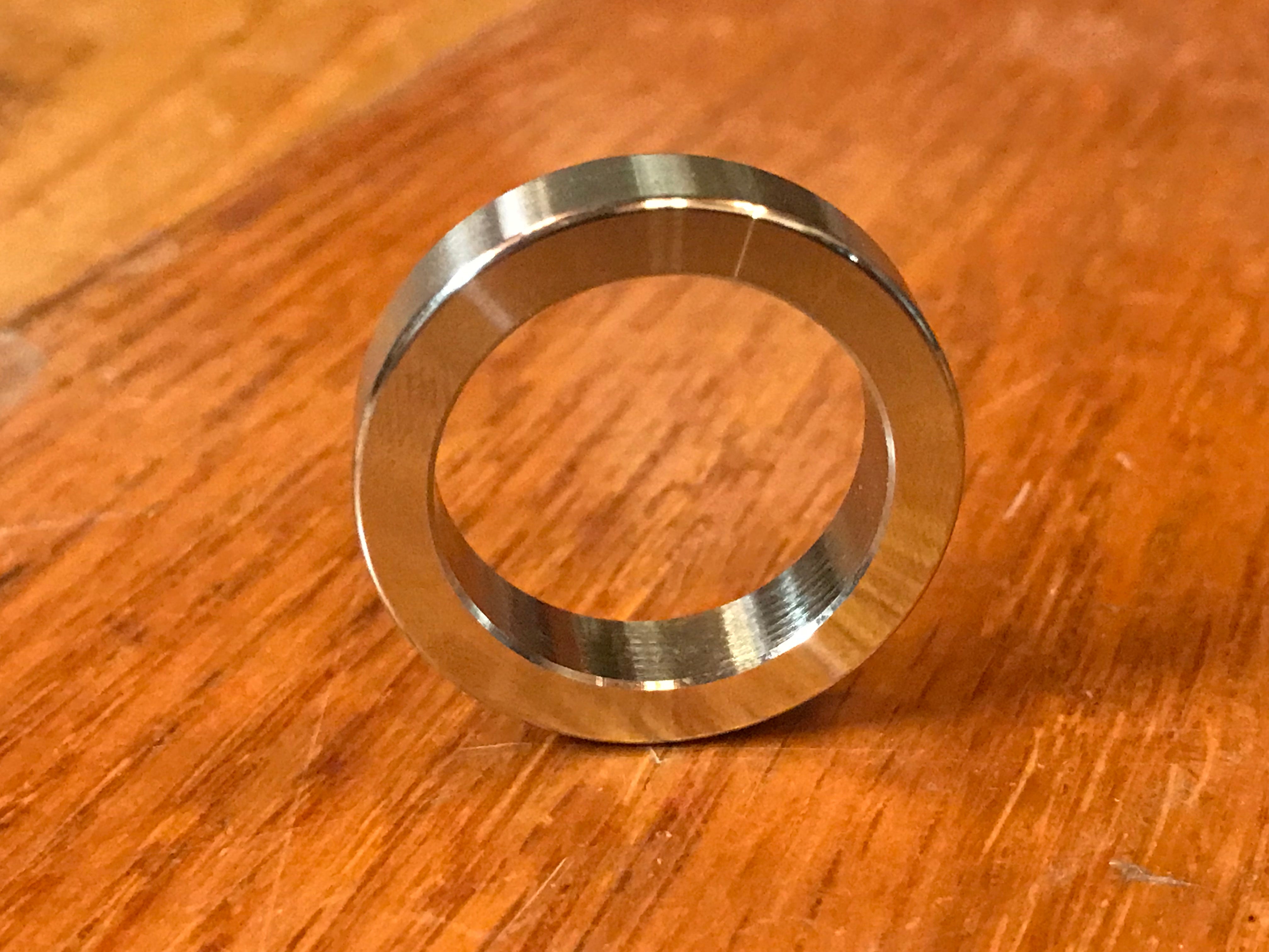 EXTSW 21 mm ID x 28.3 mm OD x 6.35 mm Thick 316 Stainless Washer