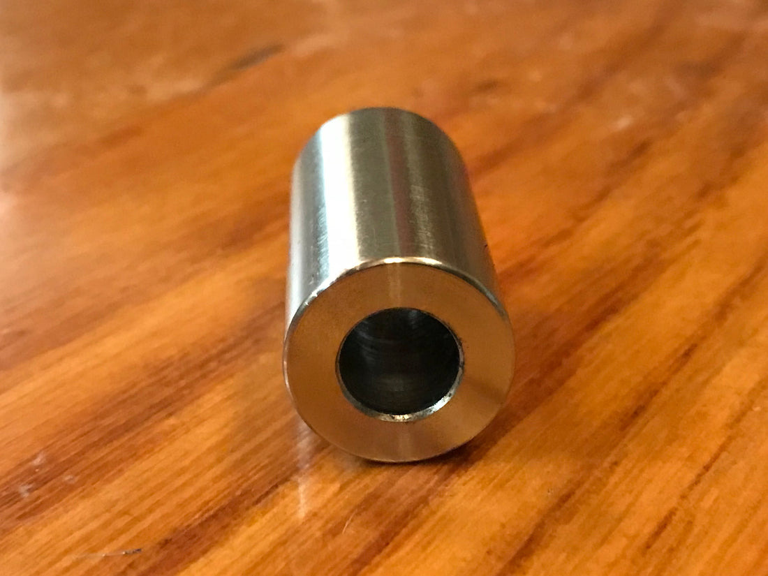 EXTSW .383” ID x .740" OD x 1 1/2” Thick 304 Stainless Spacer